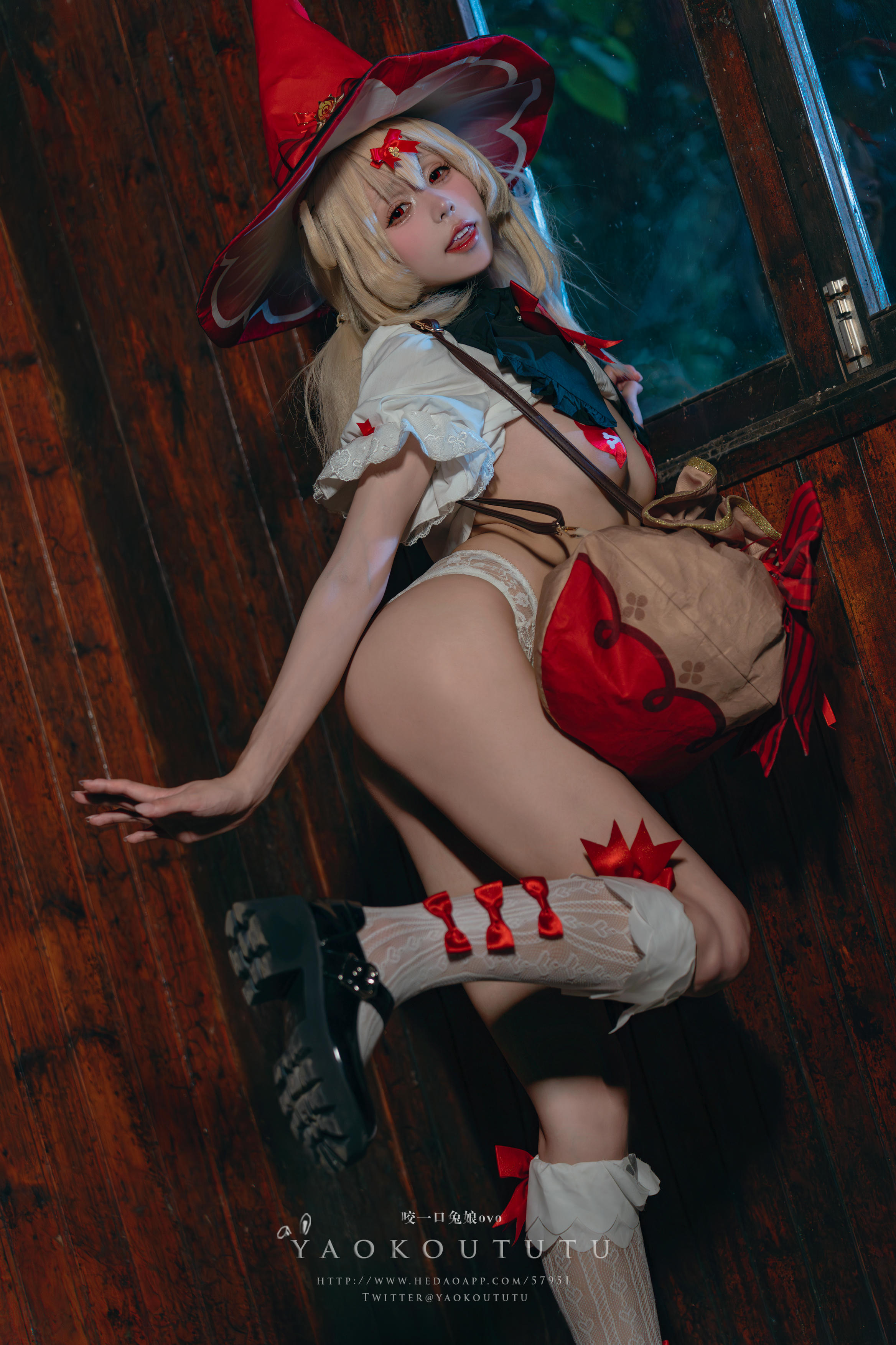 黏黏团子兔 NO.103 咬一口兔娘ovo『琪花星烛·可莉』可莉炸鱼舞 [66P1V 1.38GB]_第3集