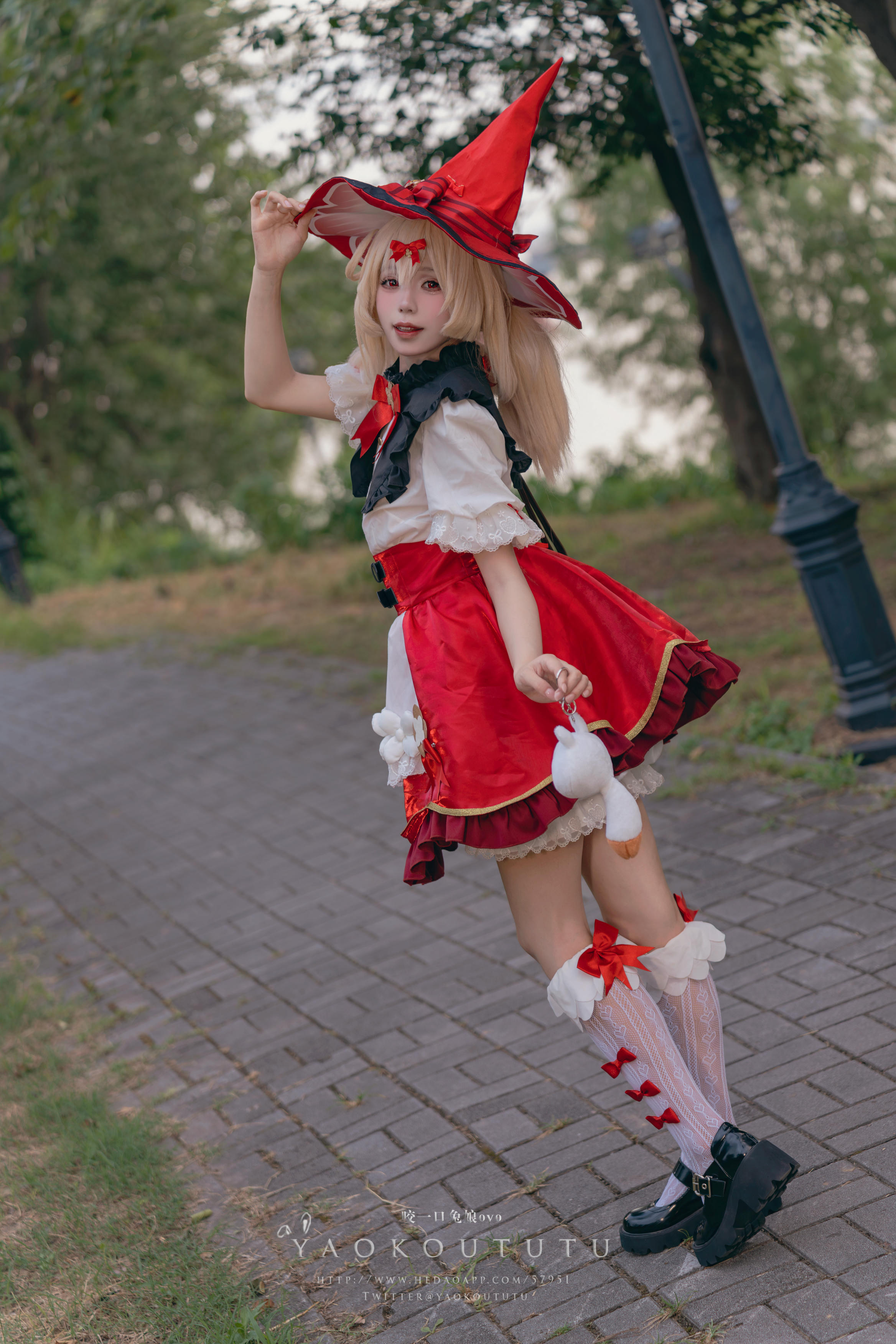 黏黏团子兔 NO.103 咬一口兔娘ovo『琪花星烛·可莉』可莉炸鱼舞 [66P1V 1.38GB]_第1集