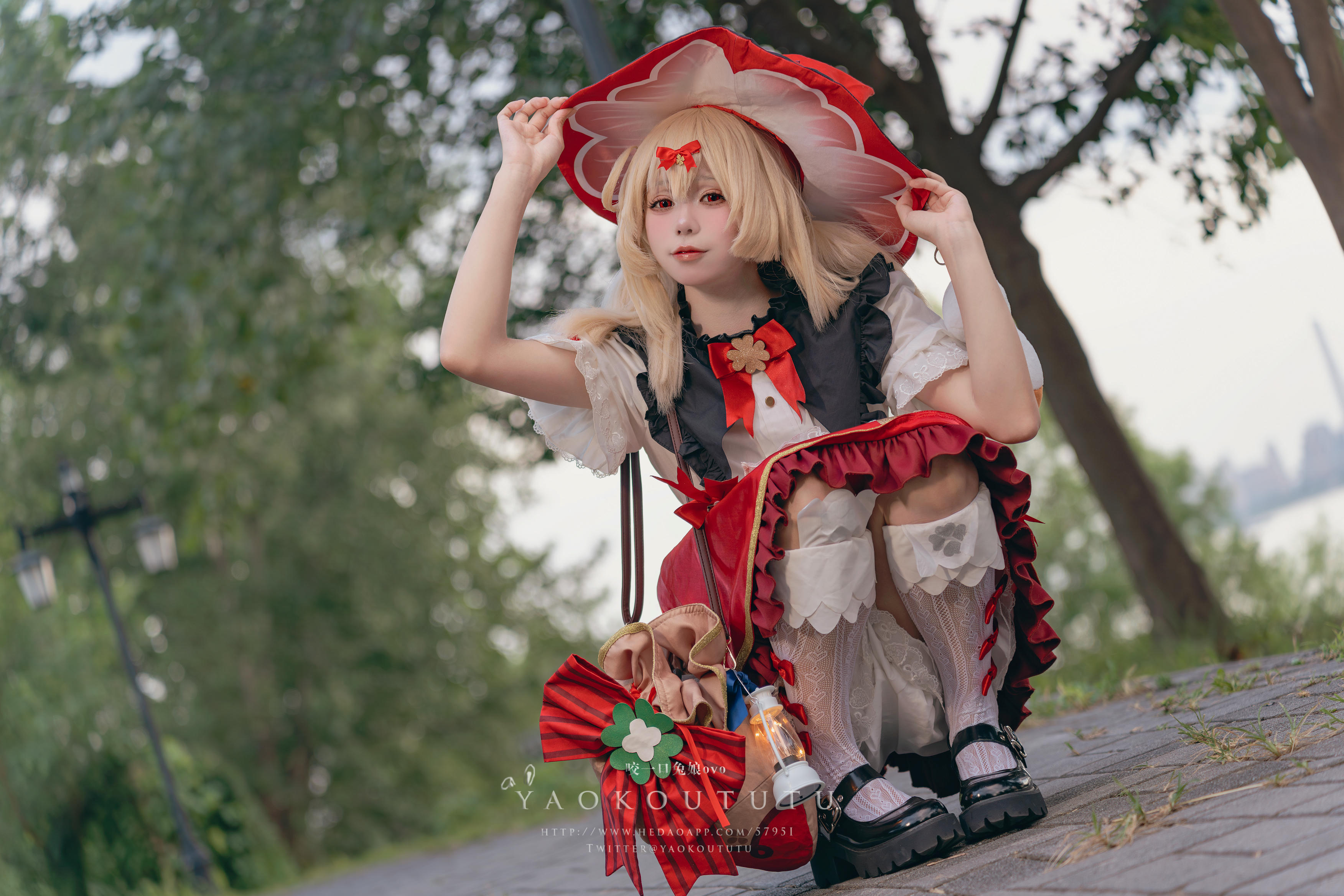 黏黏团子兔 NO.103 咬一口兔娘ovo『琪花星烛·可莉』可莉炸鱼舞 [66P1V 1.38GB]_第1集