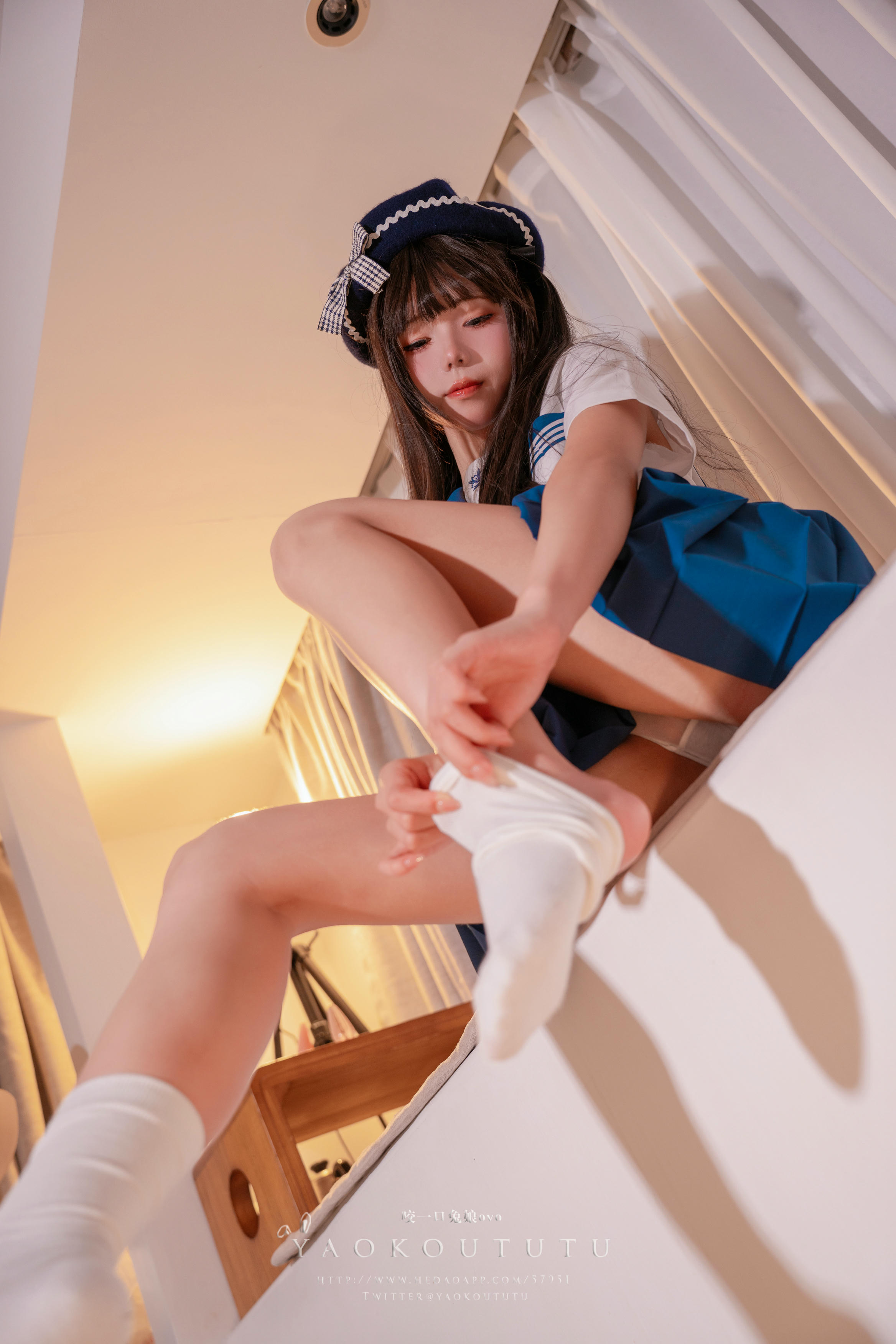 黏黏团子兔 NO.104 咬一口兔娘ovo『体操部课后活动』小剧场 [67P1V 1.44GB]_第2集