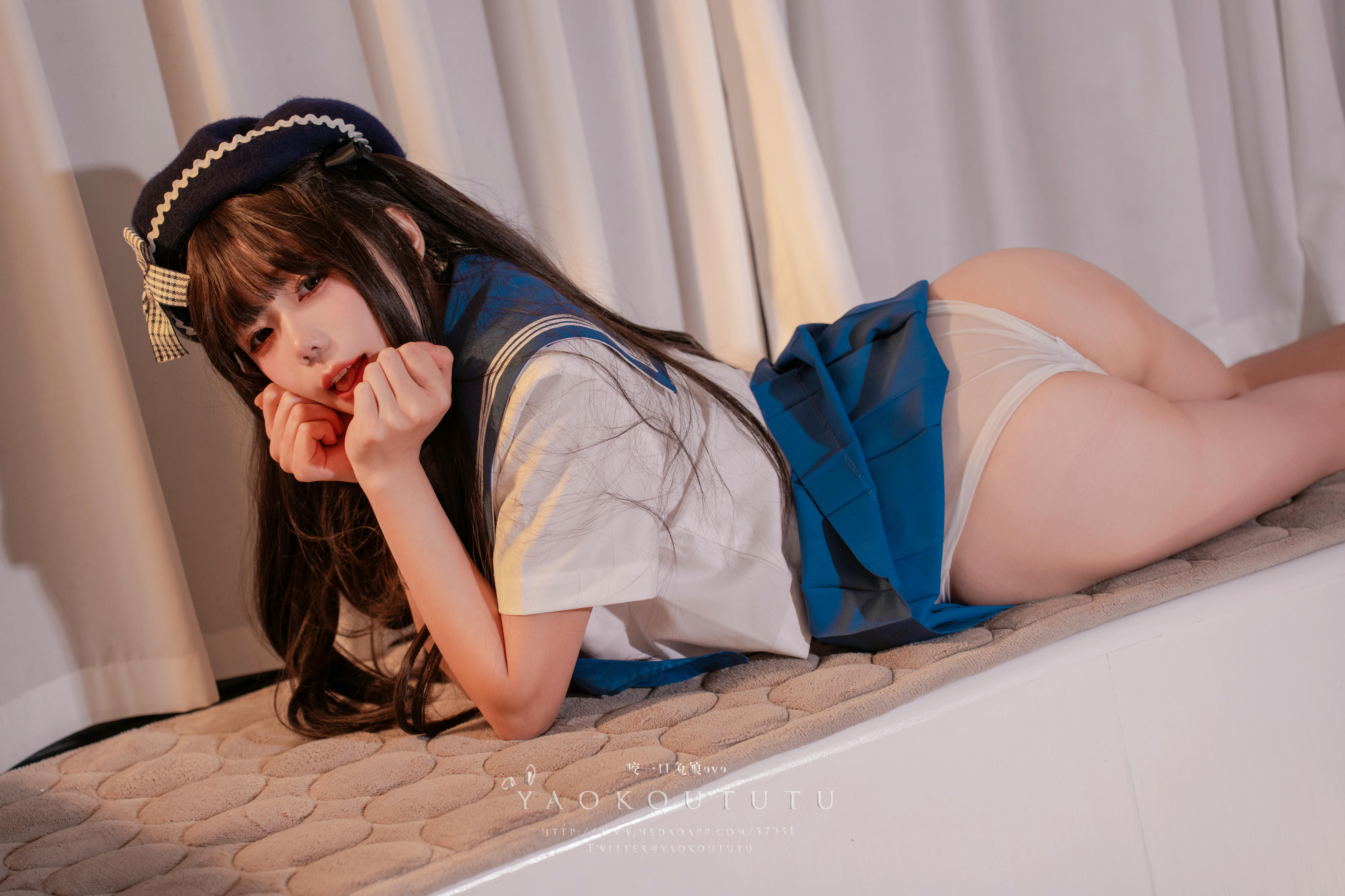 黏黏团子兔 NO.104 咬一口兔娘ovo『体操部课后活动』小剧场 [67P1V 1.44GB]_第2集