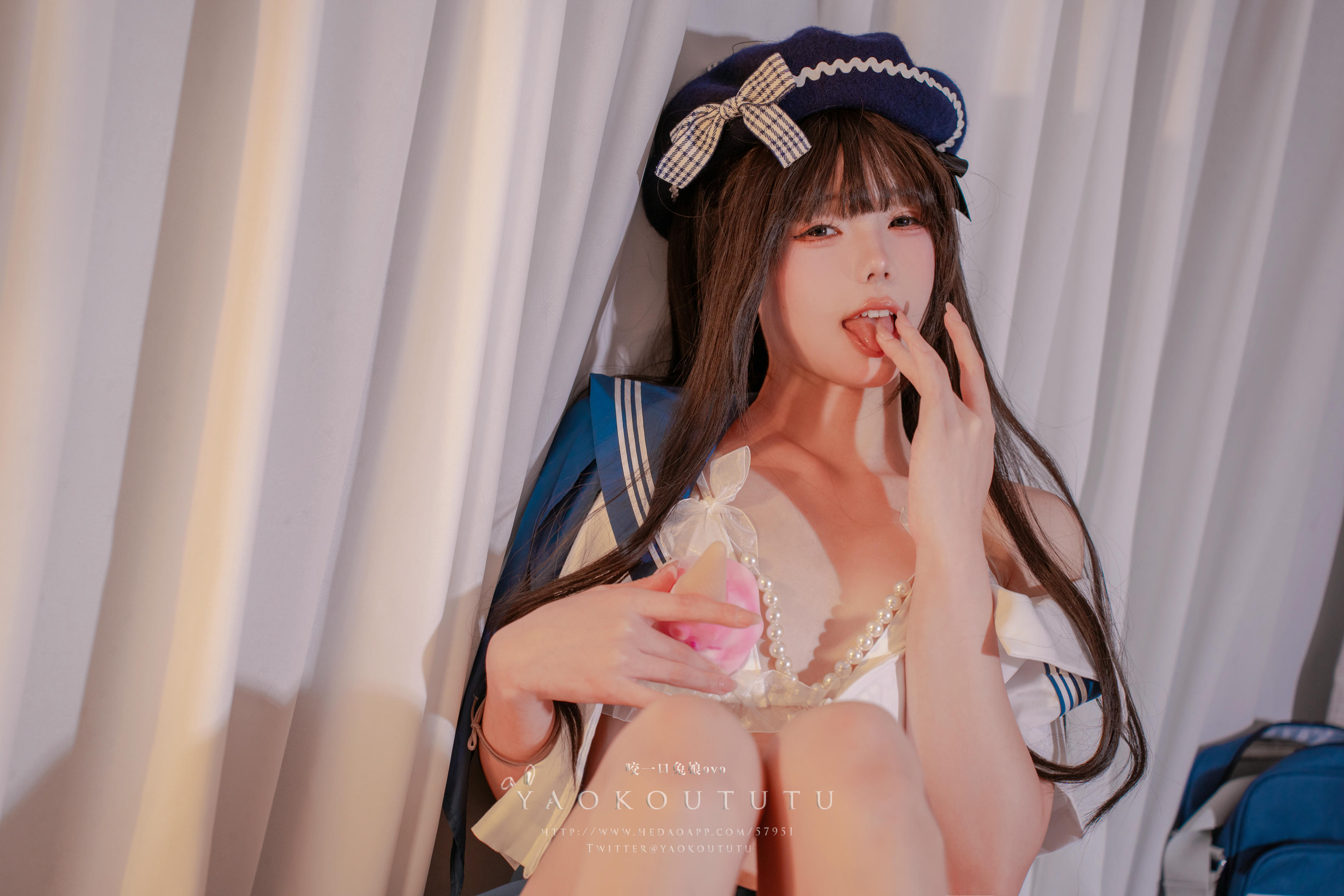 黏黏团子兔 NO.104 咬一口兔娘ovo『体操部课后活动』小剧场 [67P1V 1.44GB]_第3集