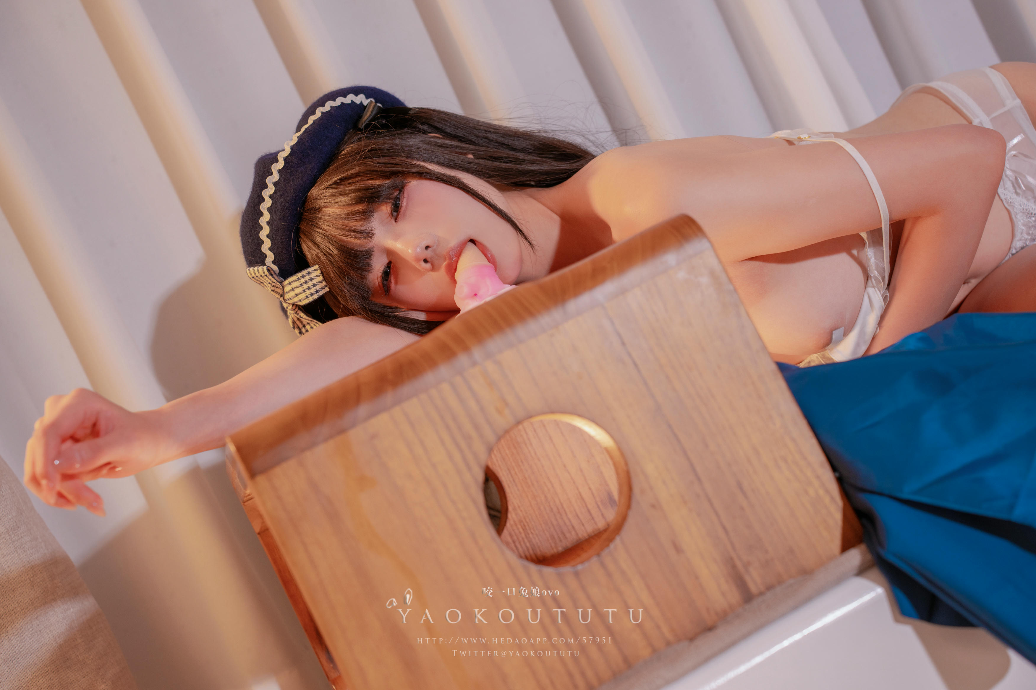 黏黏团子兔 NO.104 咬一口兔娘ovo『体操部课后活动』小剧场 [67P1V 1.44GB]_第3集