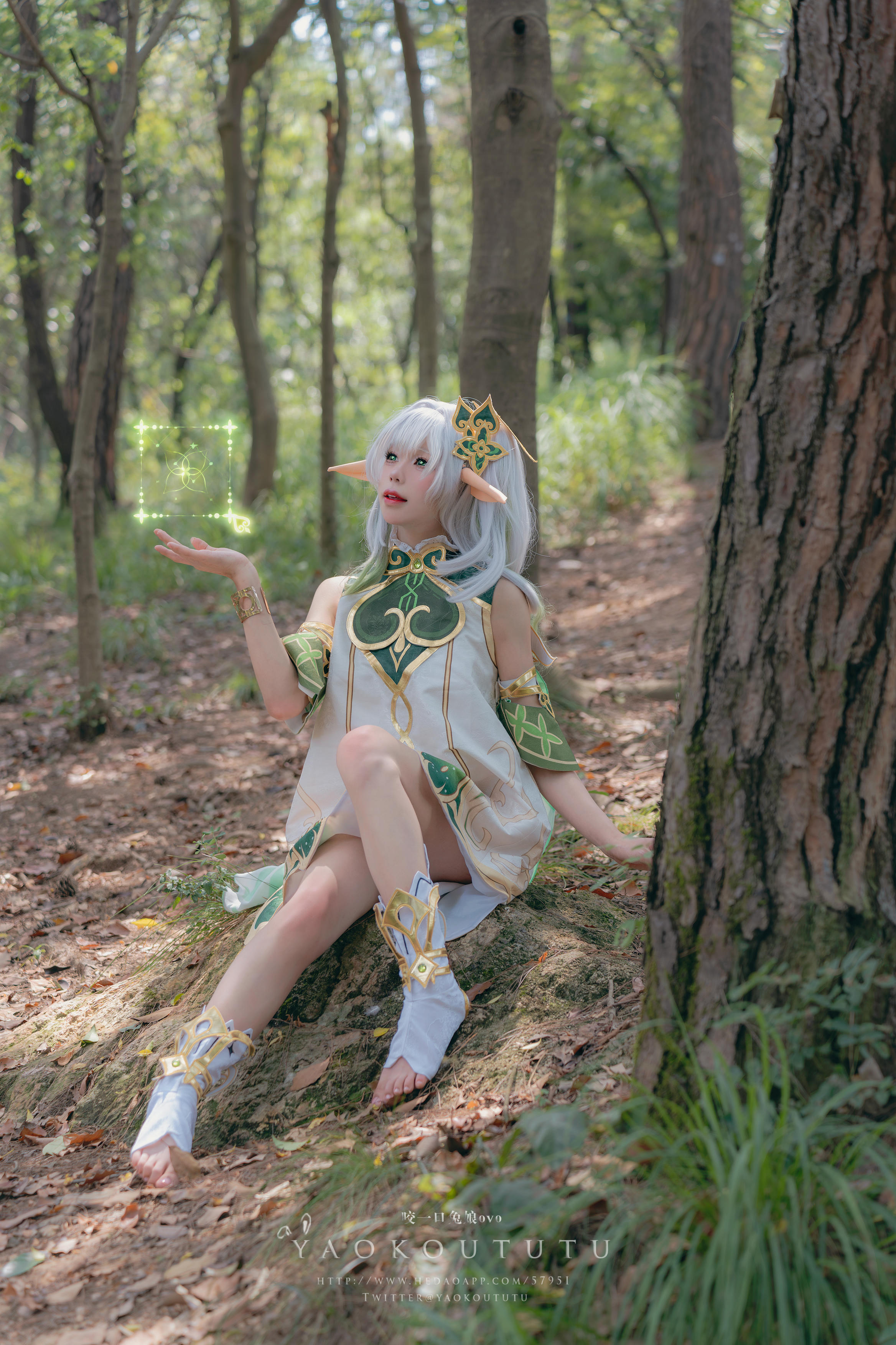 黏黏团子兔 NO.109 咬一口兔娘ovo 万年萝莉纳西妲&0.2s [65P1V-1.32G]_第1集