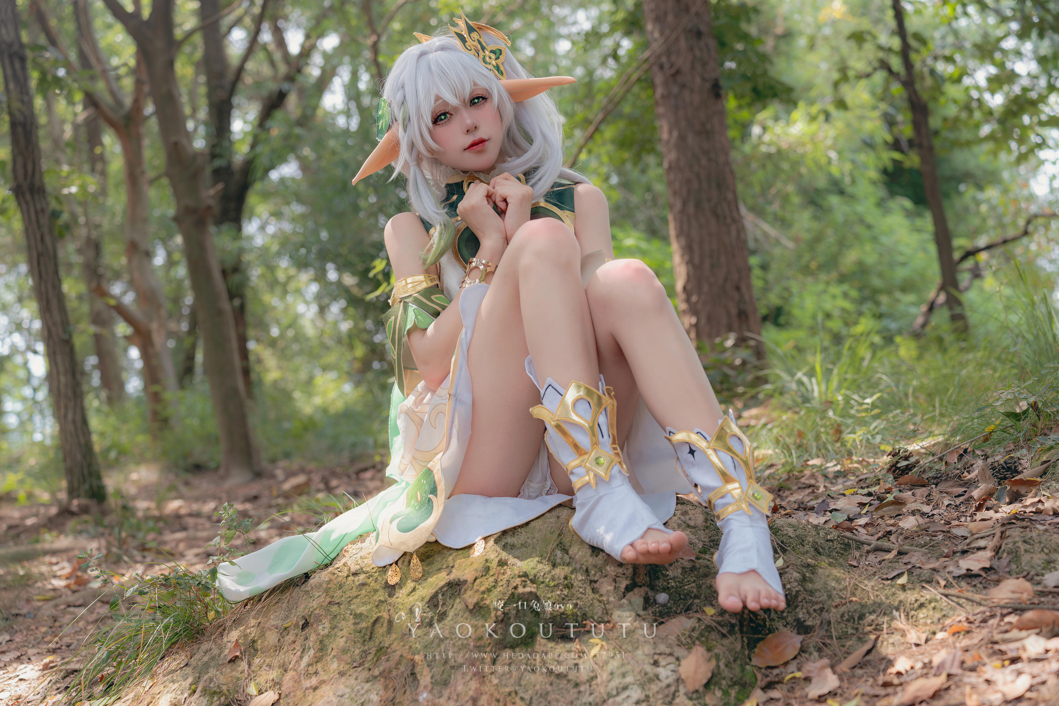 黏黏团子兔 NO.109 咬一口兔娘ovo 万年萝莉纳西妲&0.2s [65P1V-1.32G]_第1集