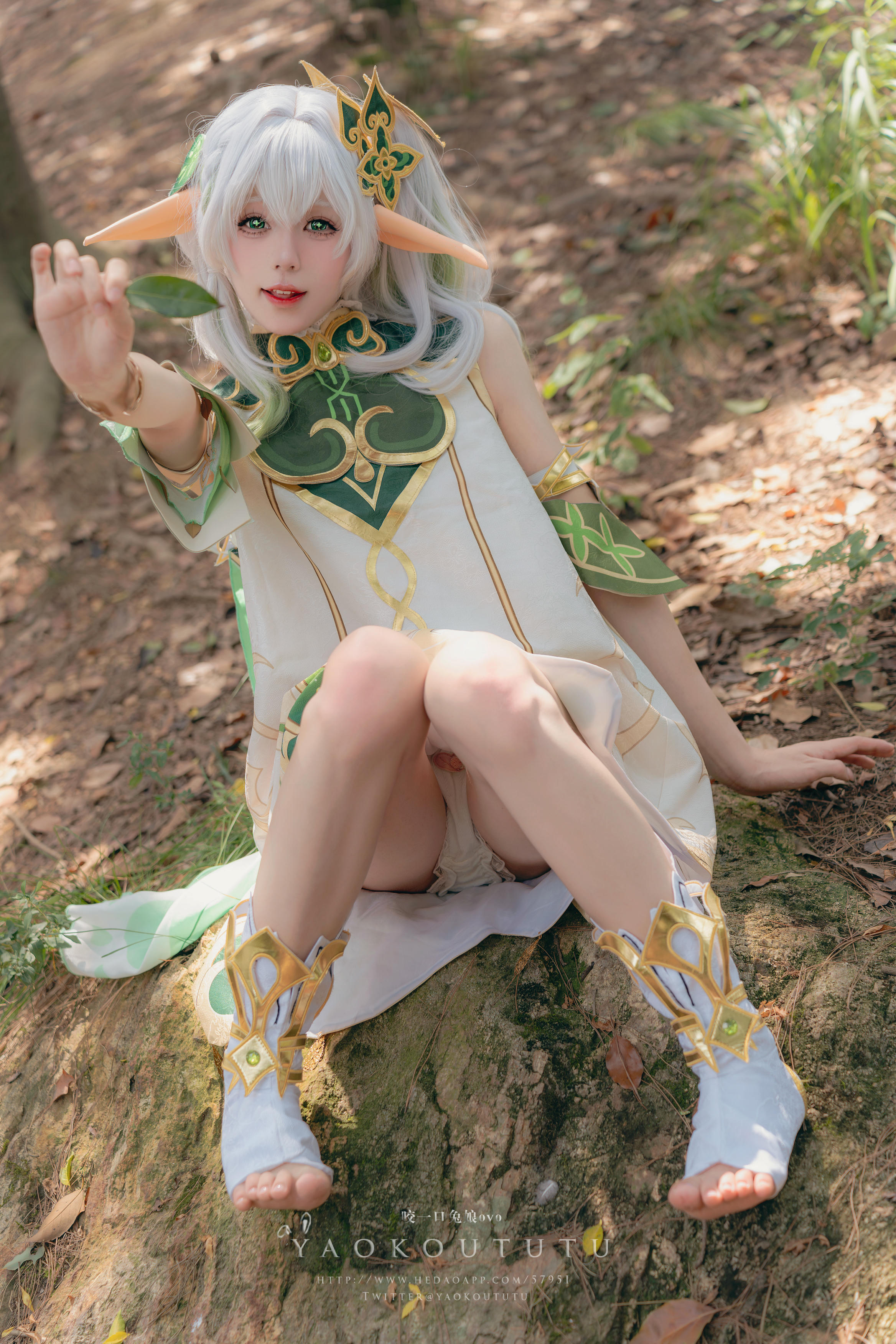 黏黏团子兔 NO.109 咬一口兔娘ovo 万年萝莉纳西妲&0.2s [65P1V-1.32G]_第1集