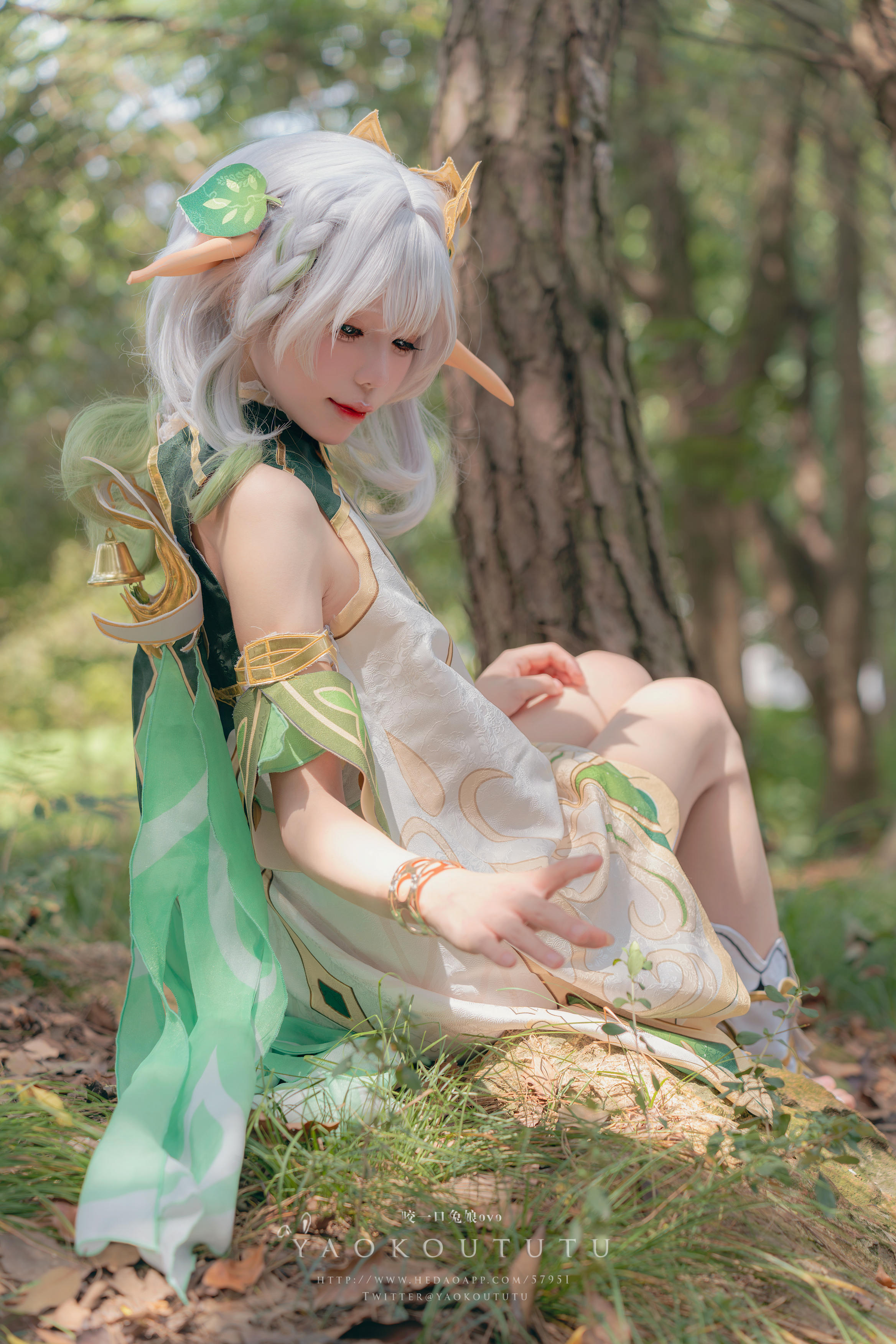 黏黏团子兔 NO.109 咬一口兔娘ovo 万年萝莉纳西妲&0.2s [65P1V-1.32G]_第1集