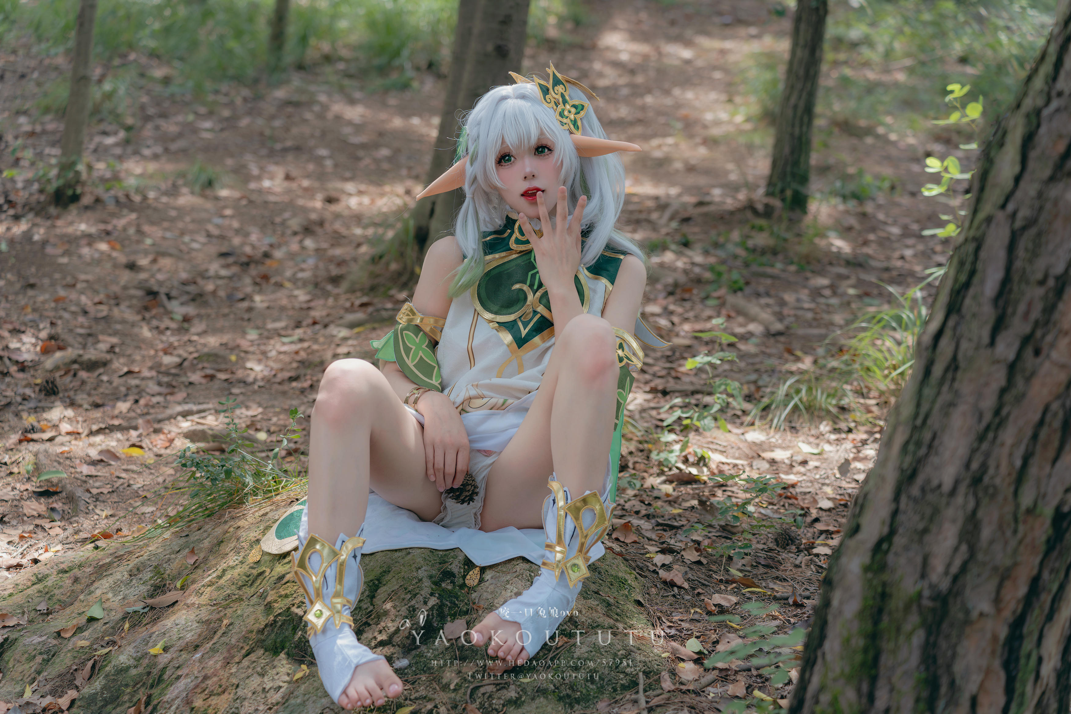 黏黏团子兔 NO.109 咬一口兔娘ovo 万年萝莉纳西妲&0.2s [65P1V-1.32G]_第2集