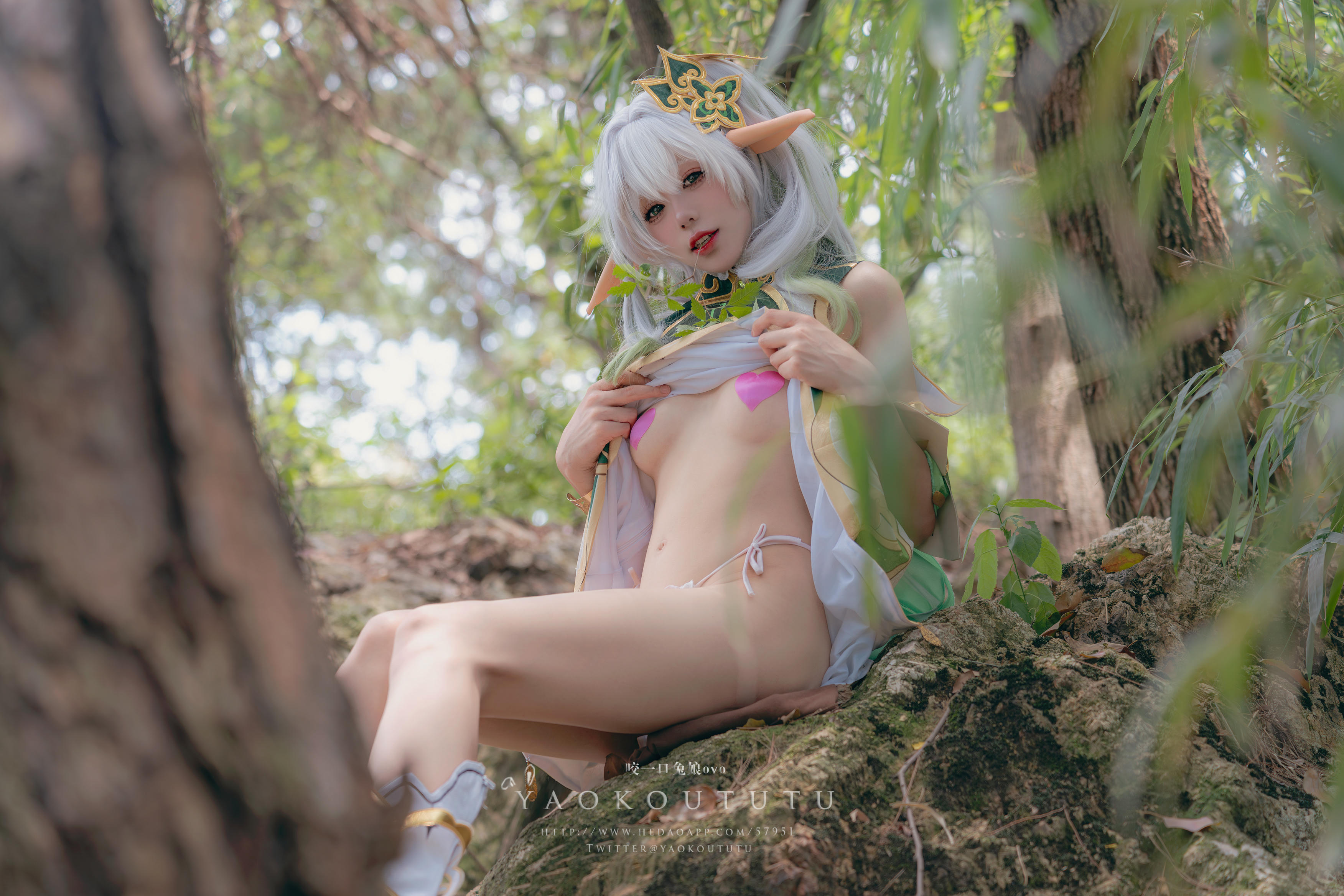 黏黏团子兔 NO.109 咬一口兔娘ovo 万年萝莉纳西妲&0.2s [65P1V-1.32G]_第2集