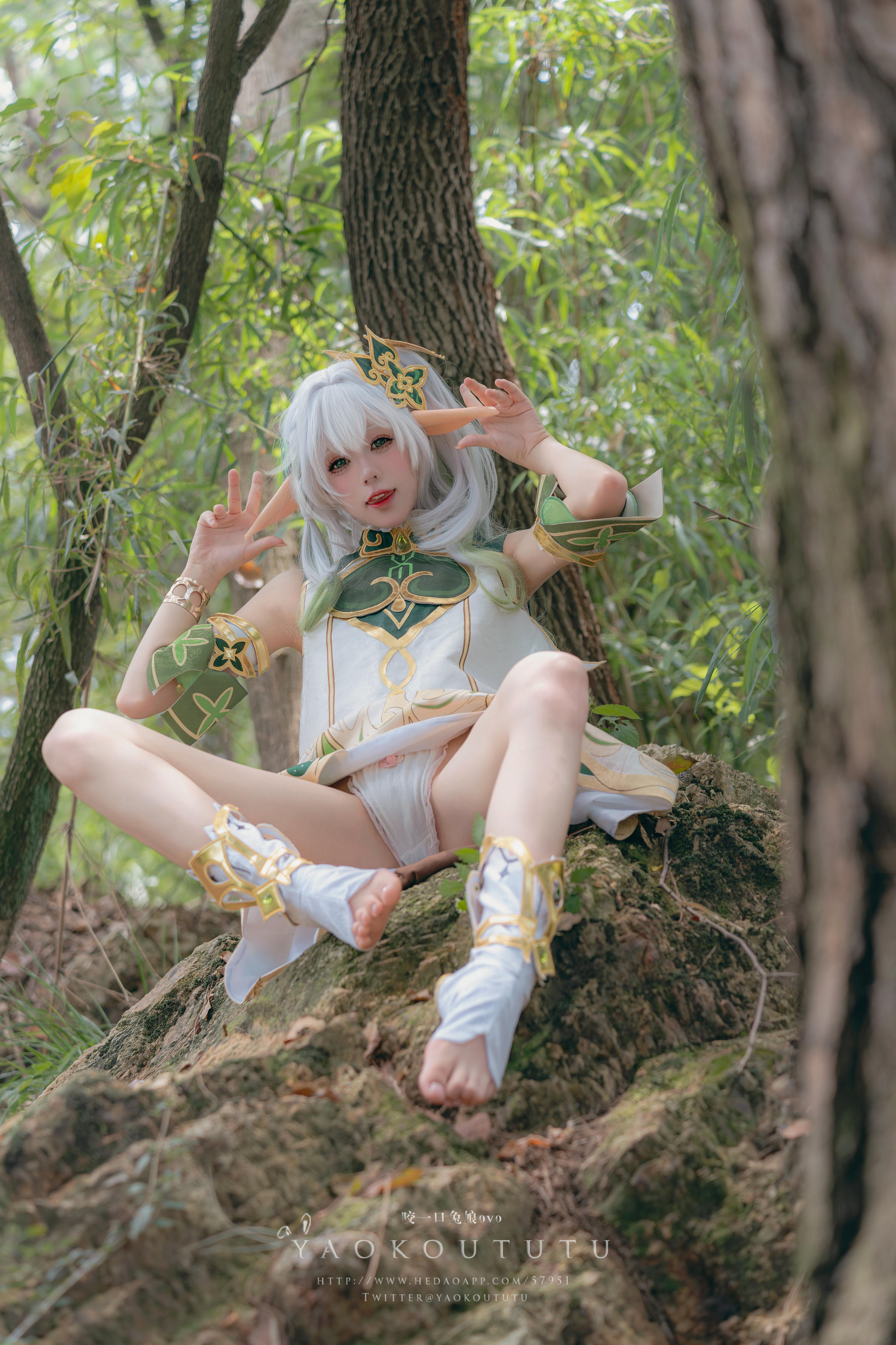 黏黏团子兔 NO.109 咬一口兔娘ovo 万年萝莉纳西妲&0.2s [65P1V-1.32G]_第2集