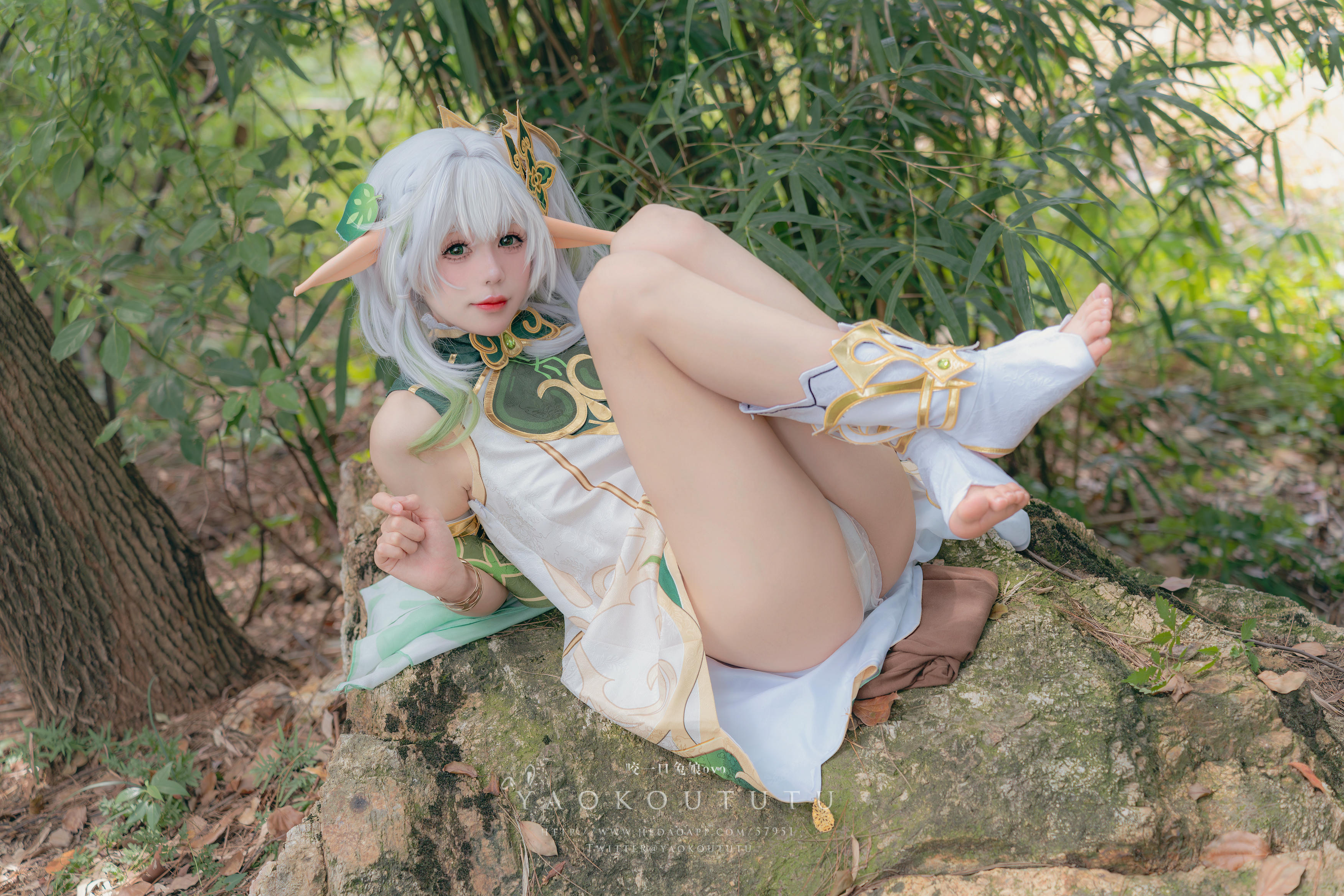 黏黏团子兔 NO.109 咬一口兔娘ovo 万年萝莉纳西妲&0.2s [65P1V-1.32G]_第2集