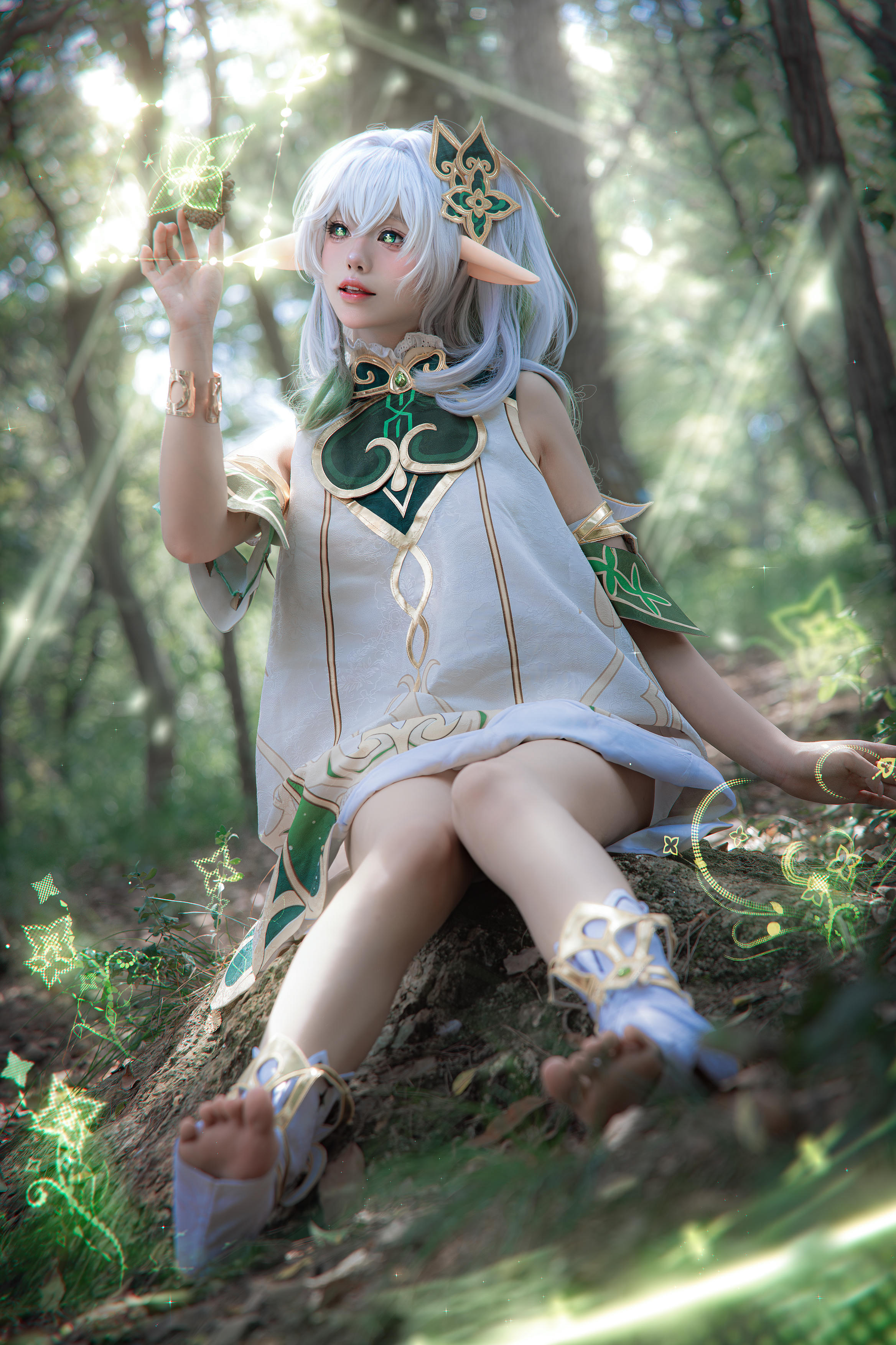 黏黏团子兔 NO.109 咬一口兔娘ovo 万年萝莉纳西妲&0.2s [65P1V-1.32G]_第1集