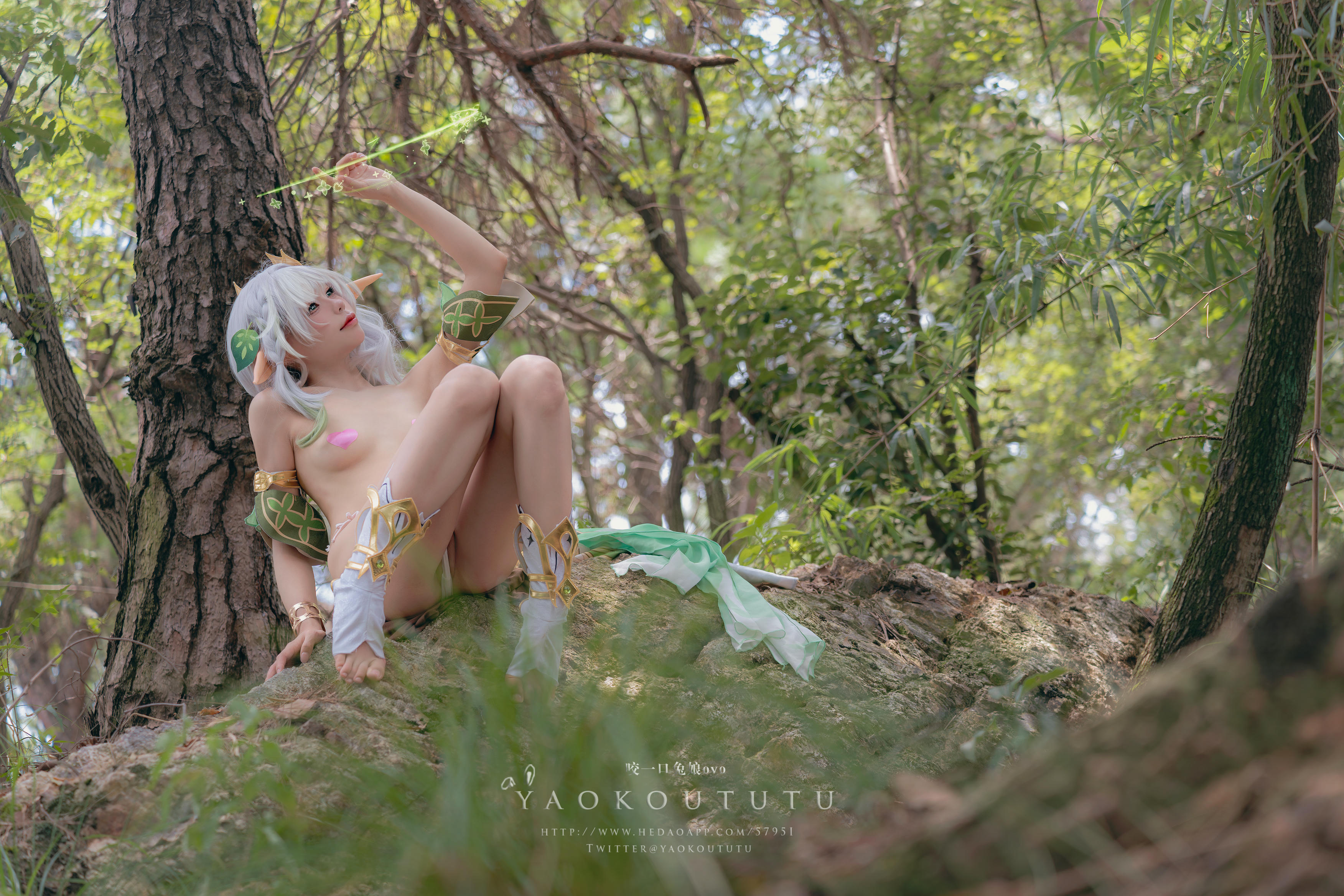 黏黏团子兔 NO.109 咬一口兔娘ovo 万年萝莉纳西妲&0.2s [65P1V-1.32G]_第3集