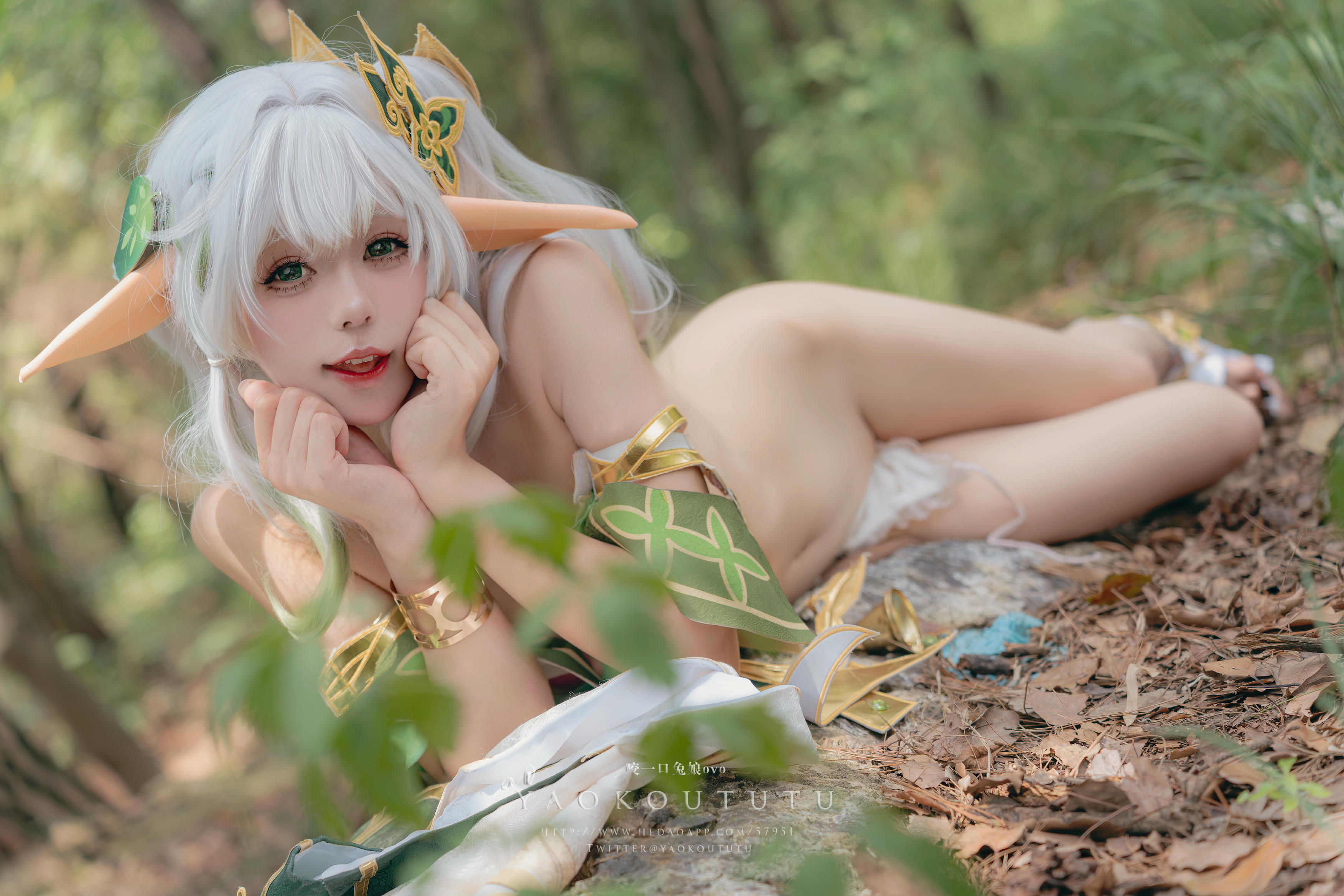 黏黏团子兔 NO.109 咬一口兔娘ovo 万年萝莉纳西妲&0.2s [65P1V-1.32G]_第3集