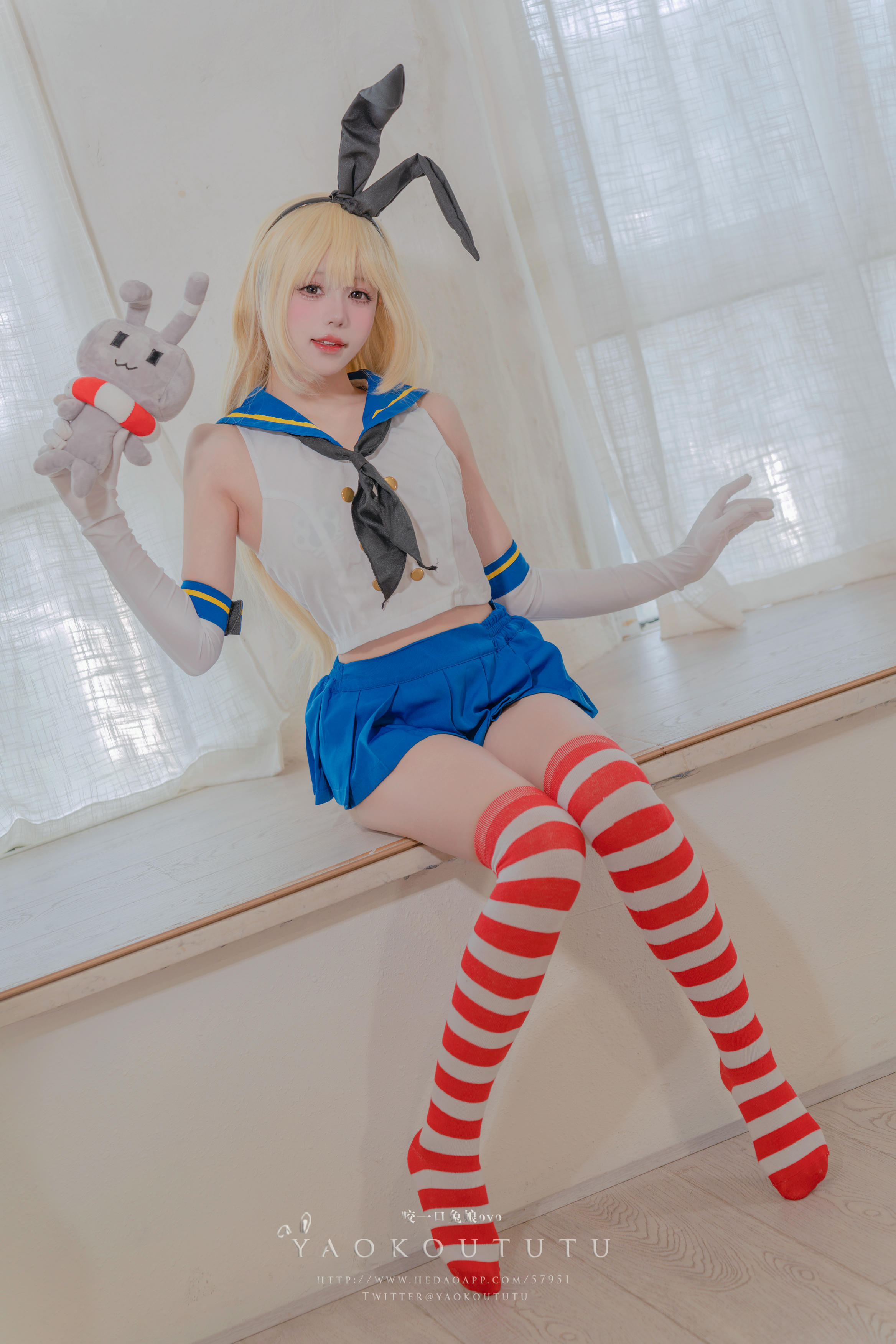 黏黏团子兔 NO.113 咬一口兔娘ovo 十月订阅『岛风的修整』Twice [74P1V 1.35GB]_第2集