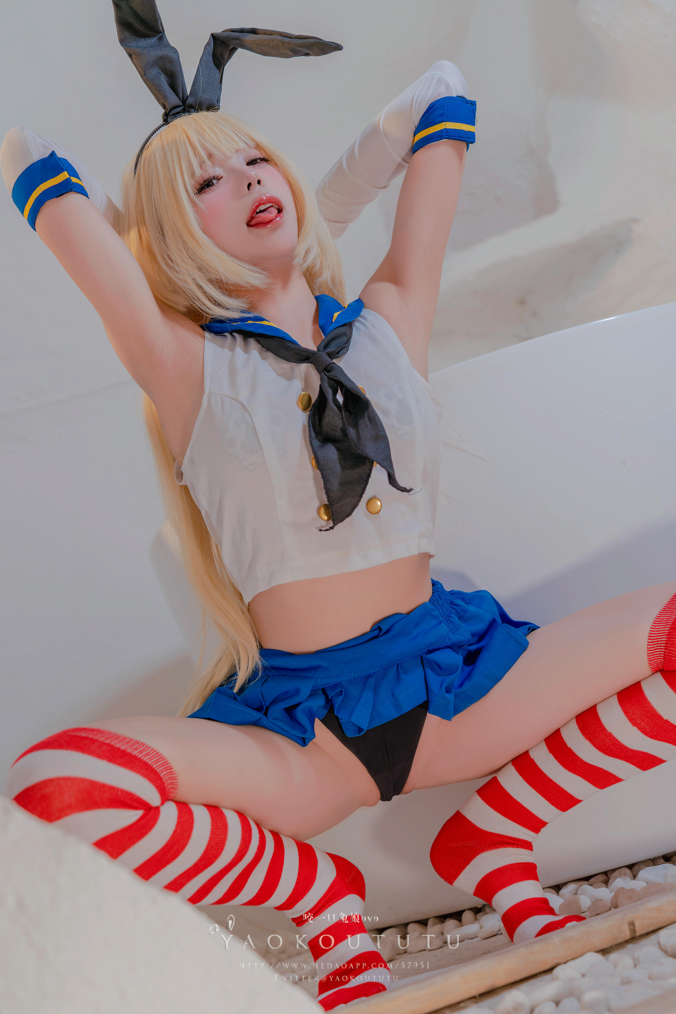 黏黏团子兔 NO.113 咬一口兔娘ovo 十月订阅『岛风的修整』Twice [74P1V 1.35GB]_第2集