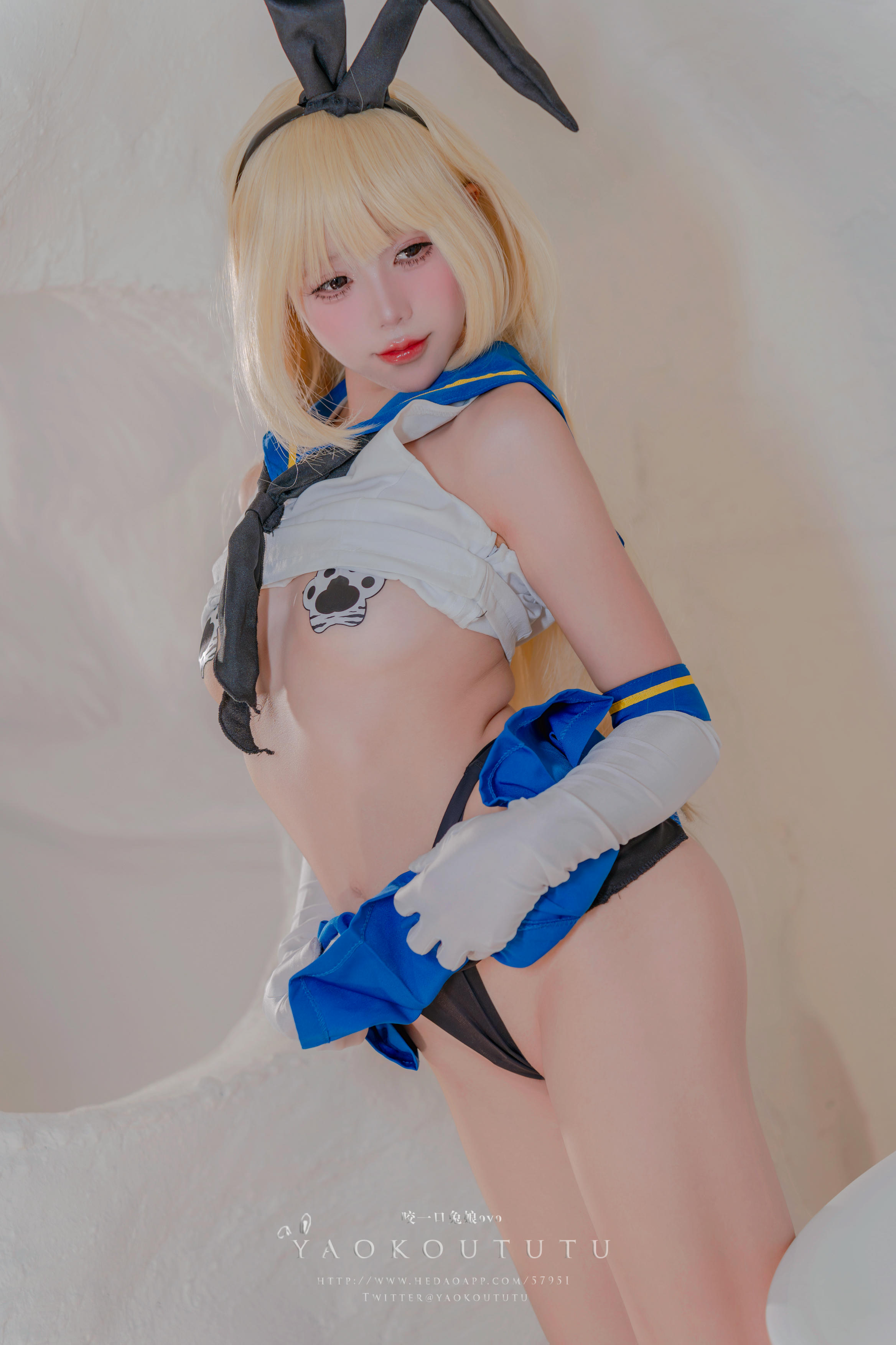 黏黏团子兔 NO.113 咬一口兔娘ovo 十月订阅『岛风的修整』Twice [74P1V 1.35GB]_第3集