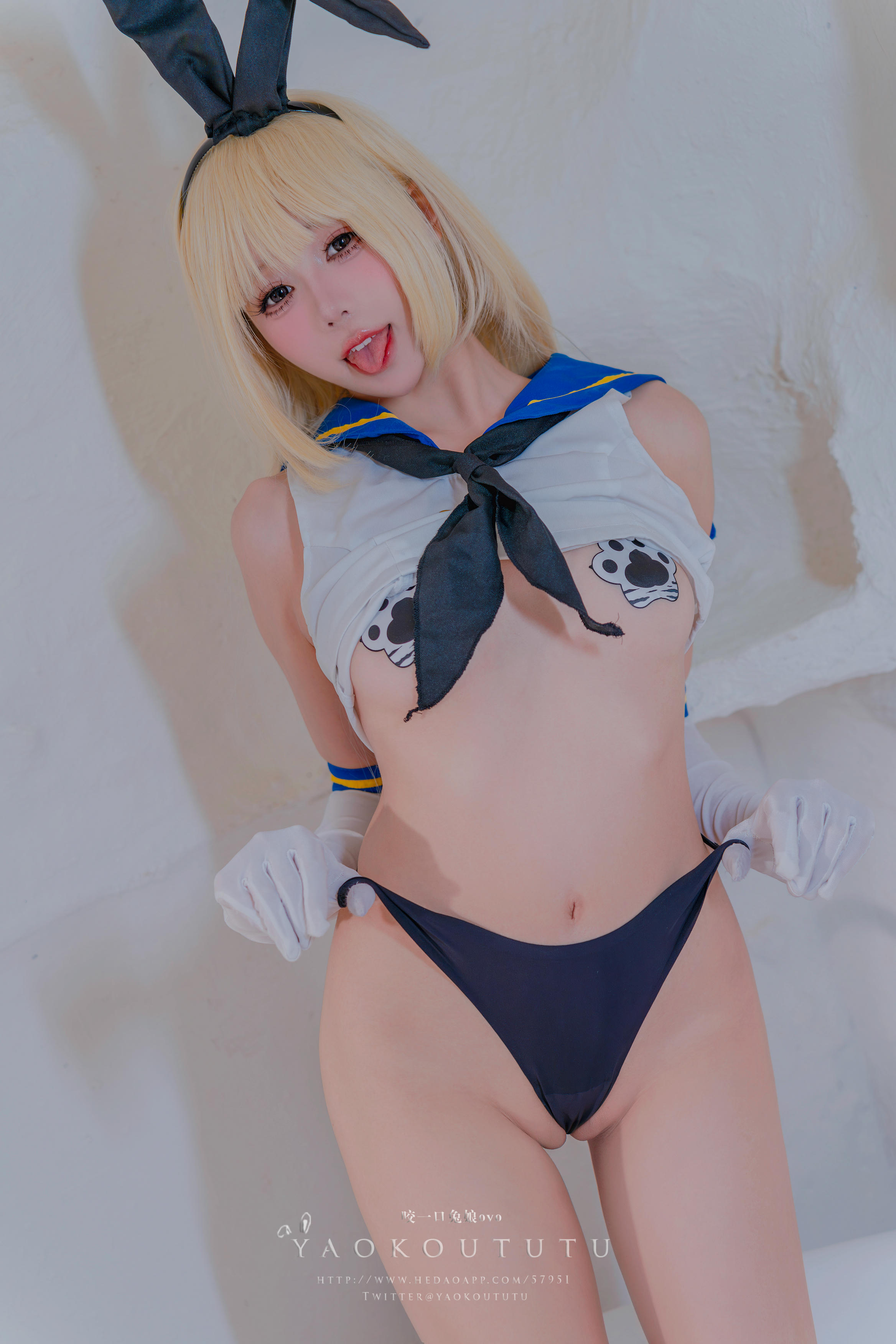 黏黏团子兔 NO.113 咬一口兔娘ovo 十月订阅『岛风的修整』Twice [74P1V 1.35GB]_第3集