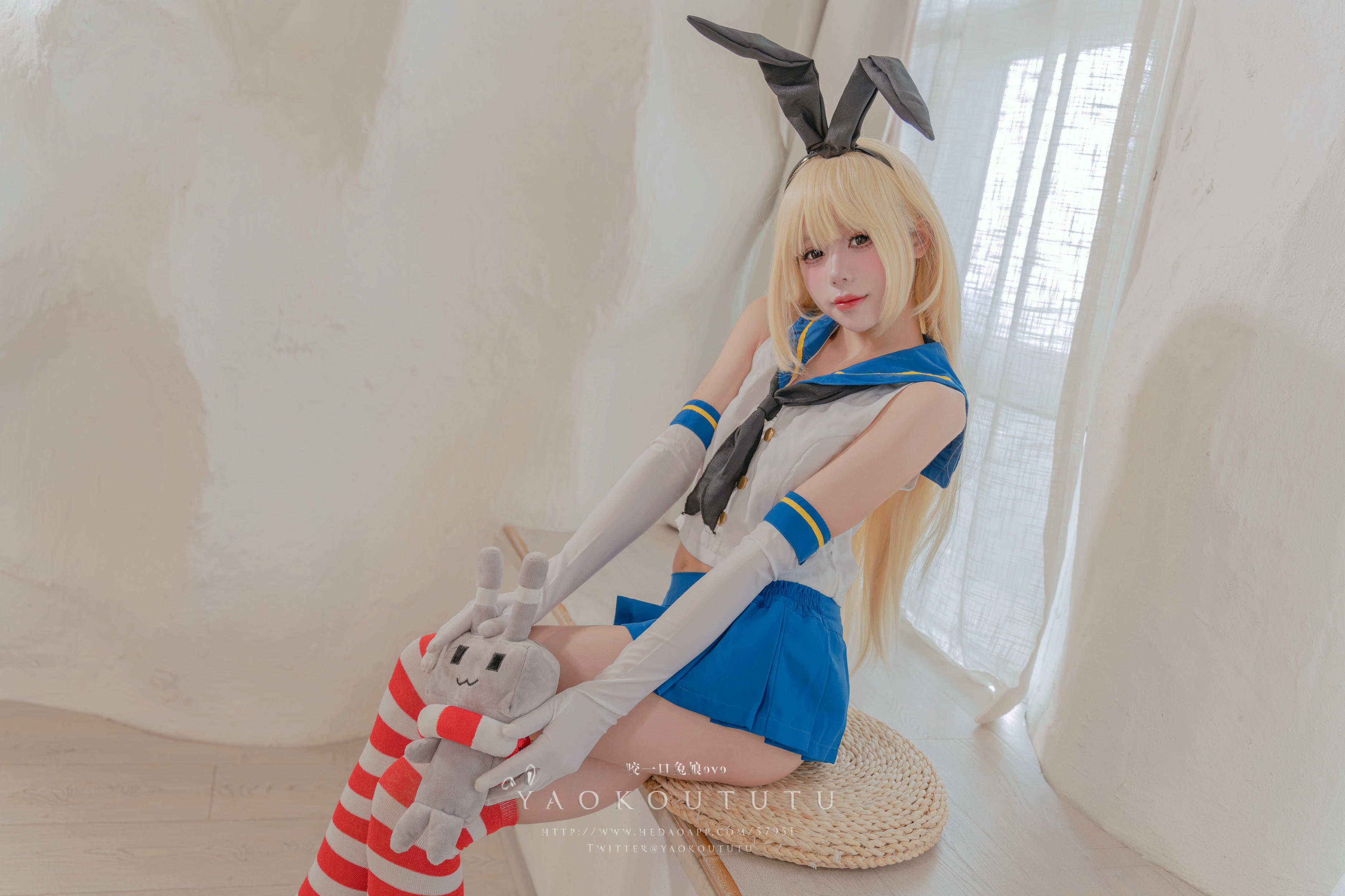 黏黏团子兔 NO.113 咬一口兔娘ovo 十月订阅『岛风的修整』Twice [74P1V 1.35GB]_第1集