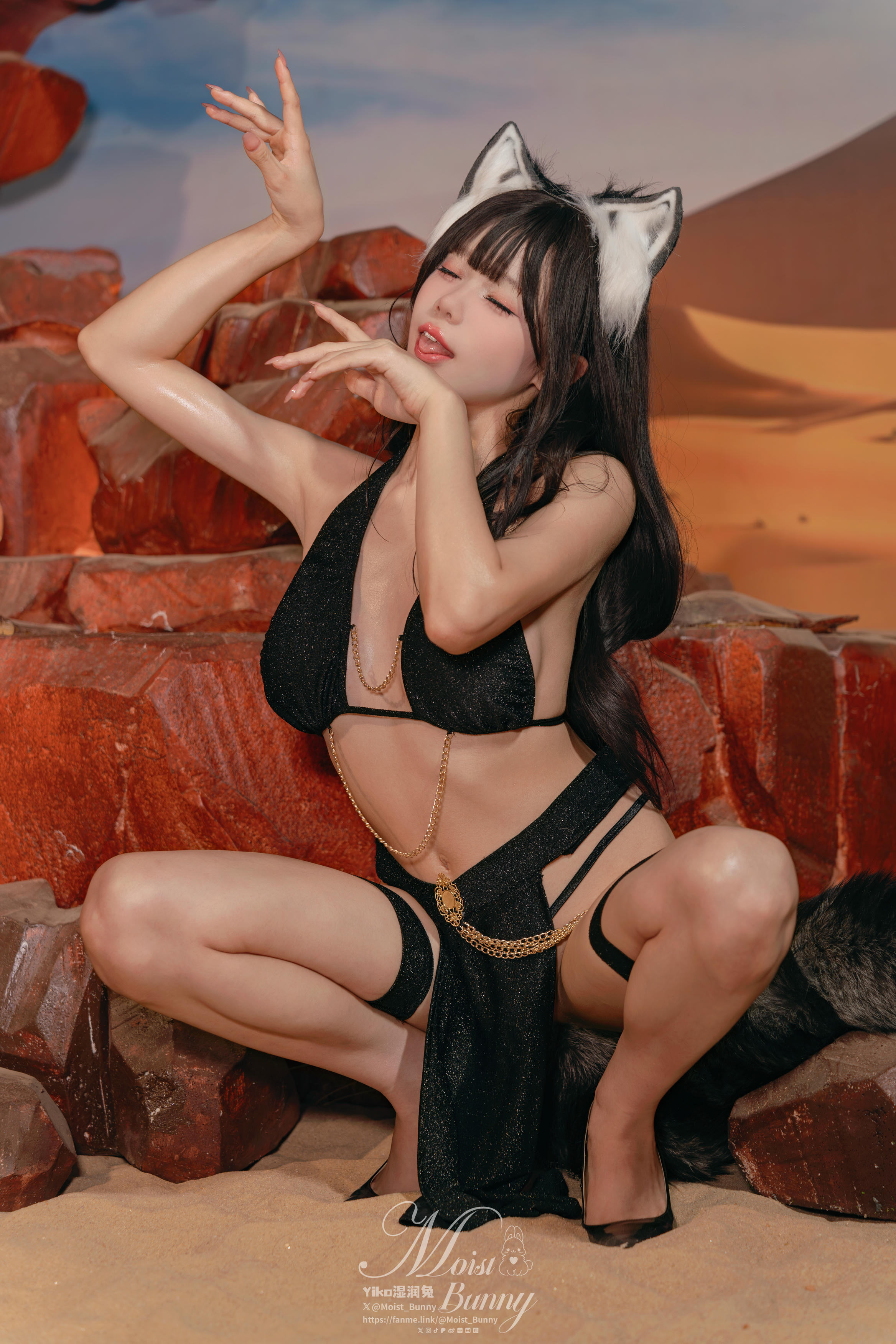 Yiko湿润兔 NO.203 24.12月票特典『狼的诱惑』[63P-1.01G]_第1集