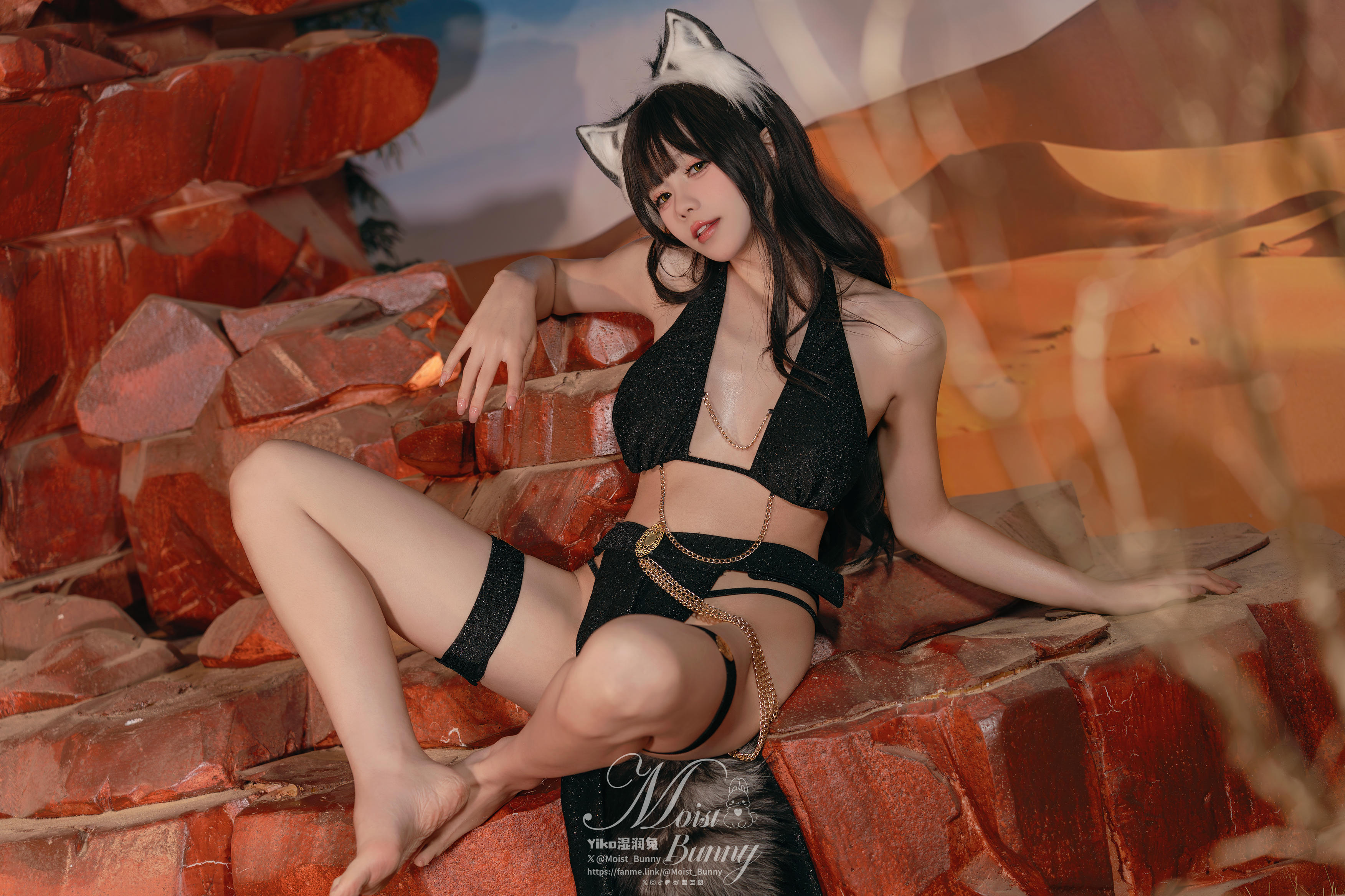 Yiko湿润兔 NO.203 24.12月票特典『狼的诱惑』[63P-1.01G]_第2集