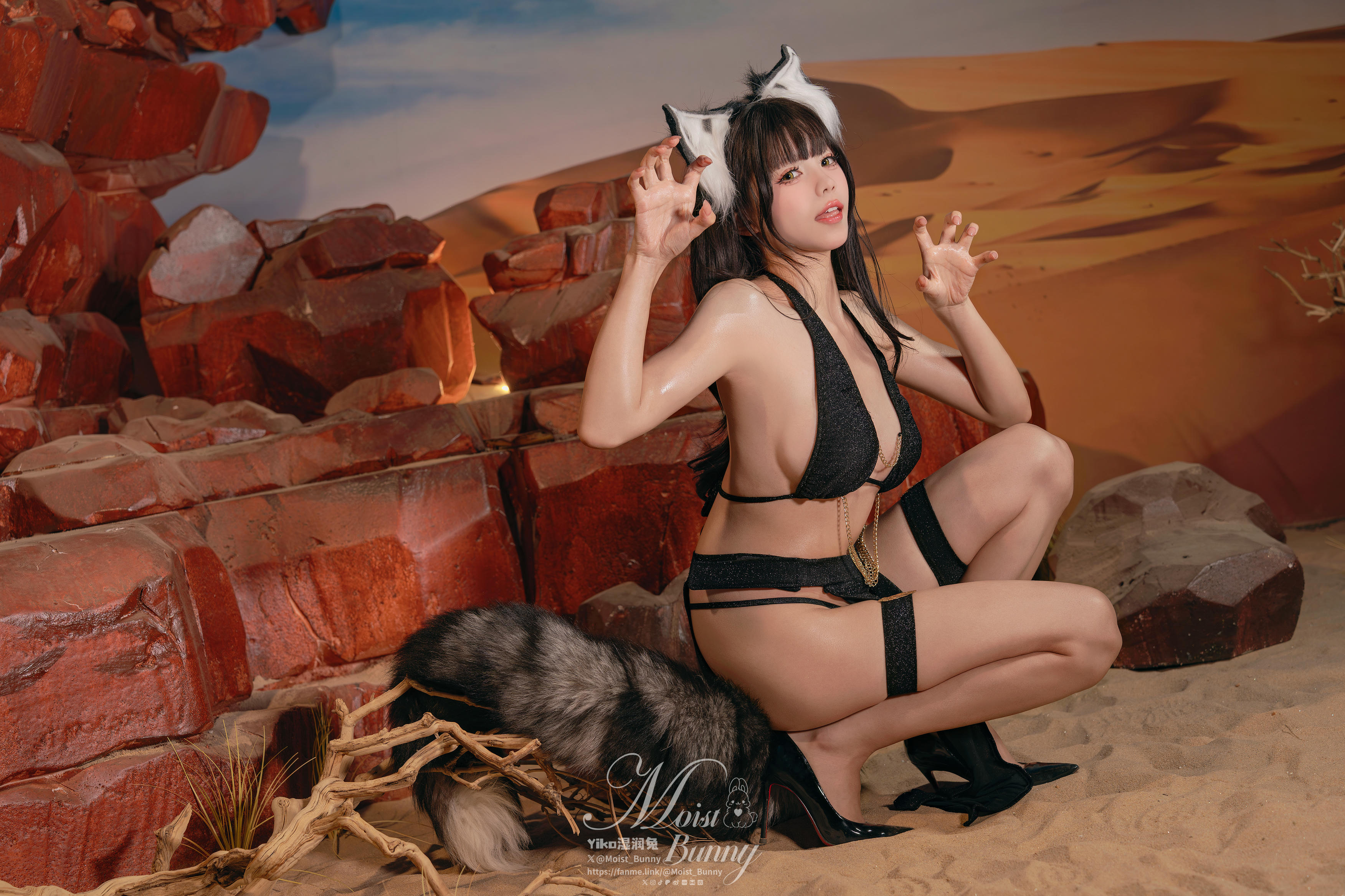 Yiko湿润兔 NO.203 24.12月票特典『狼的诱惑』[63P-1.01G]_第1集