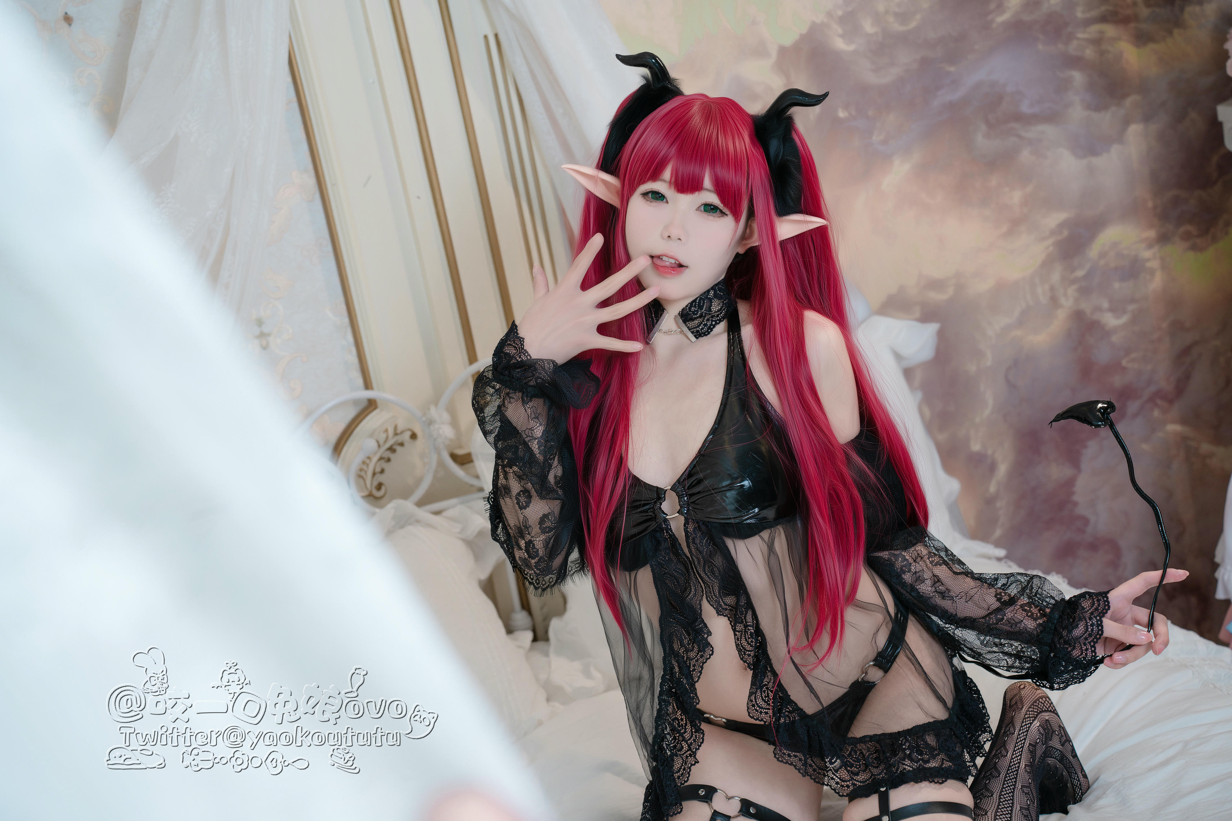 黏黏团子兔 NO.116 咬一口兔娘ovo 喜多川魅魔 [51P-776MB]_第1集