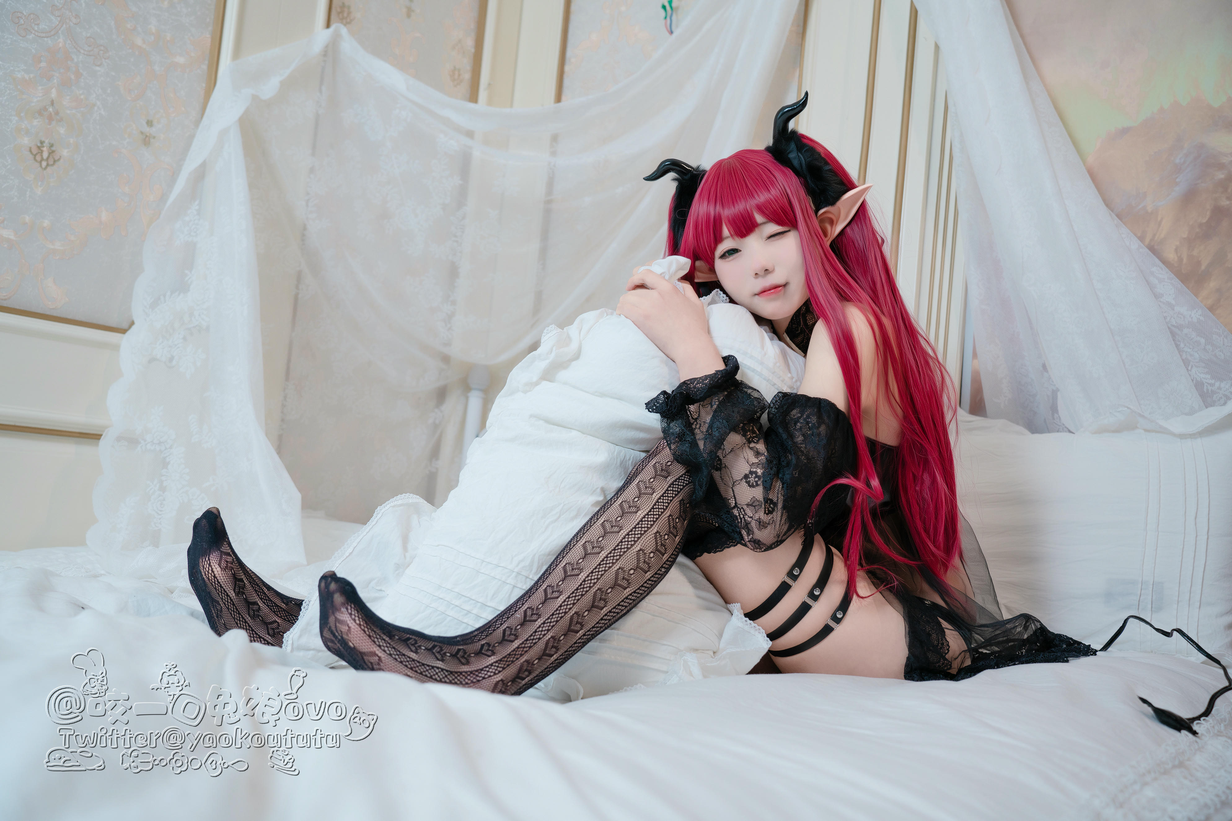 黏黏团子兔 NO.116 咬一口兔娘ovo 喜多川魅魔 [51P-776MB]_第1集