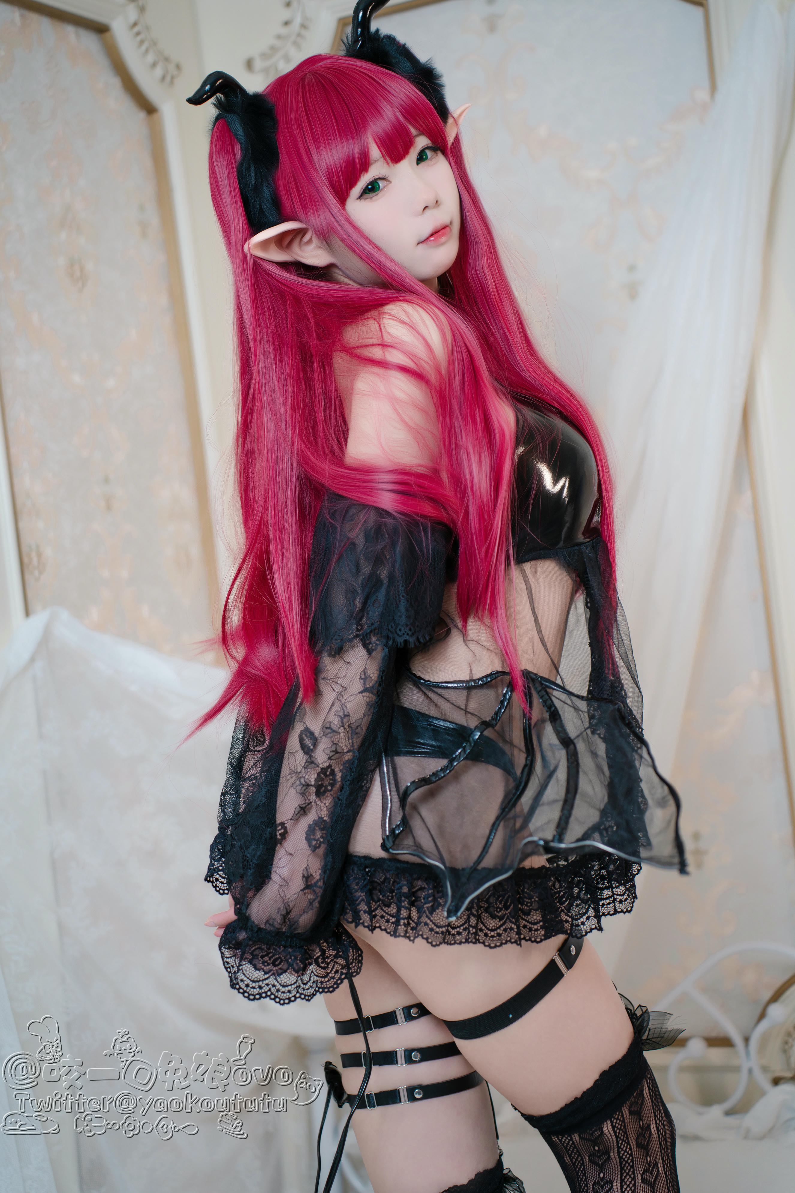 黏黏团子兔 NO.116 咬一口兔娘ovo 喜多川魅魔 [51P-776MB]_第1集