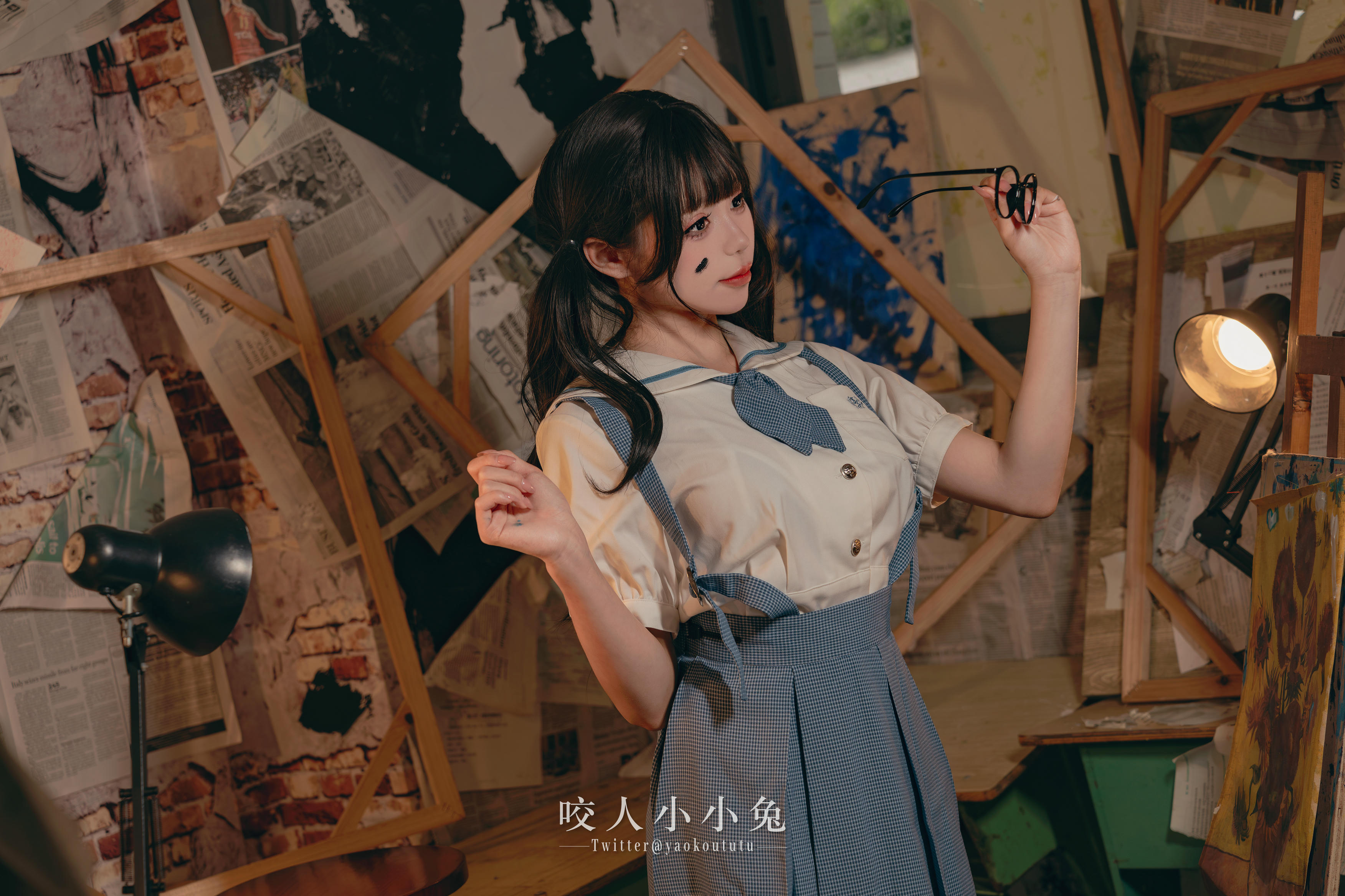 黏黏团子兔 NO.119 咬人小小兔 未成名画作&B+WITH+U [71P1V-1.62G]_第1集