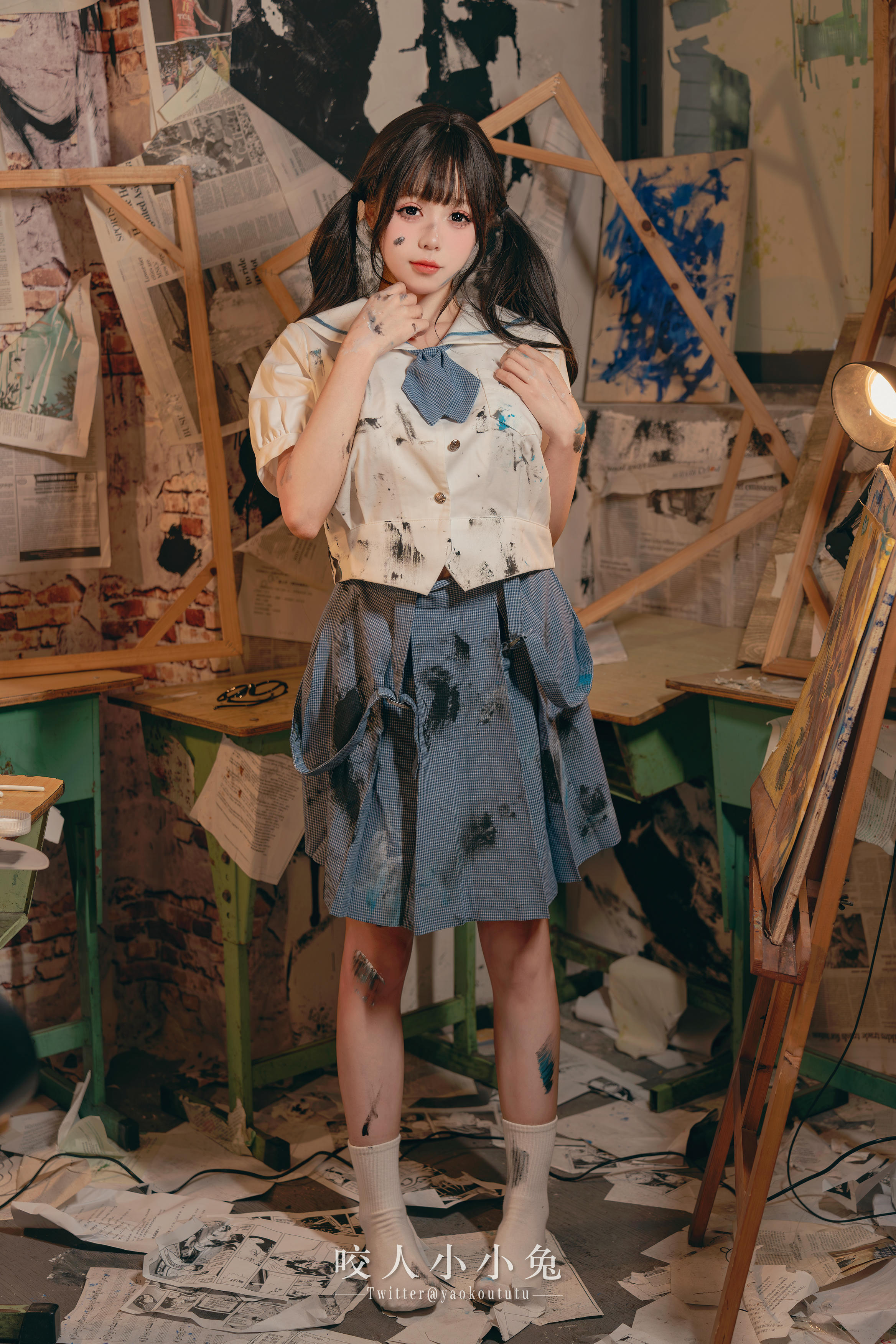 黏黏团子兔 NO.119 咬人小小兔 未成名画作&B+WITH+U [71P1V-1.62G]_第2集