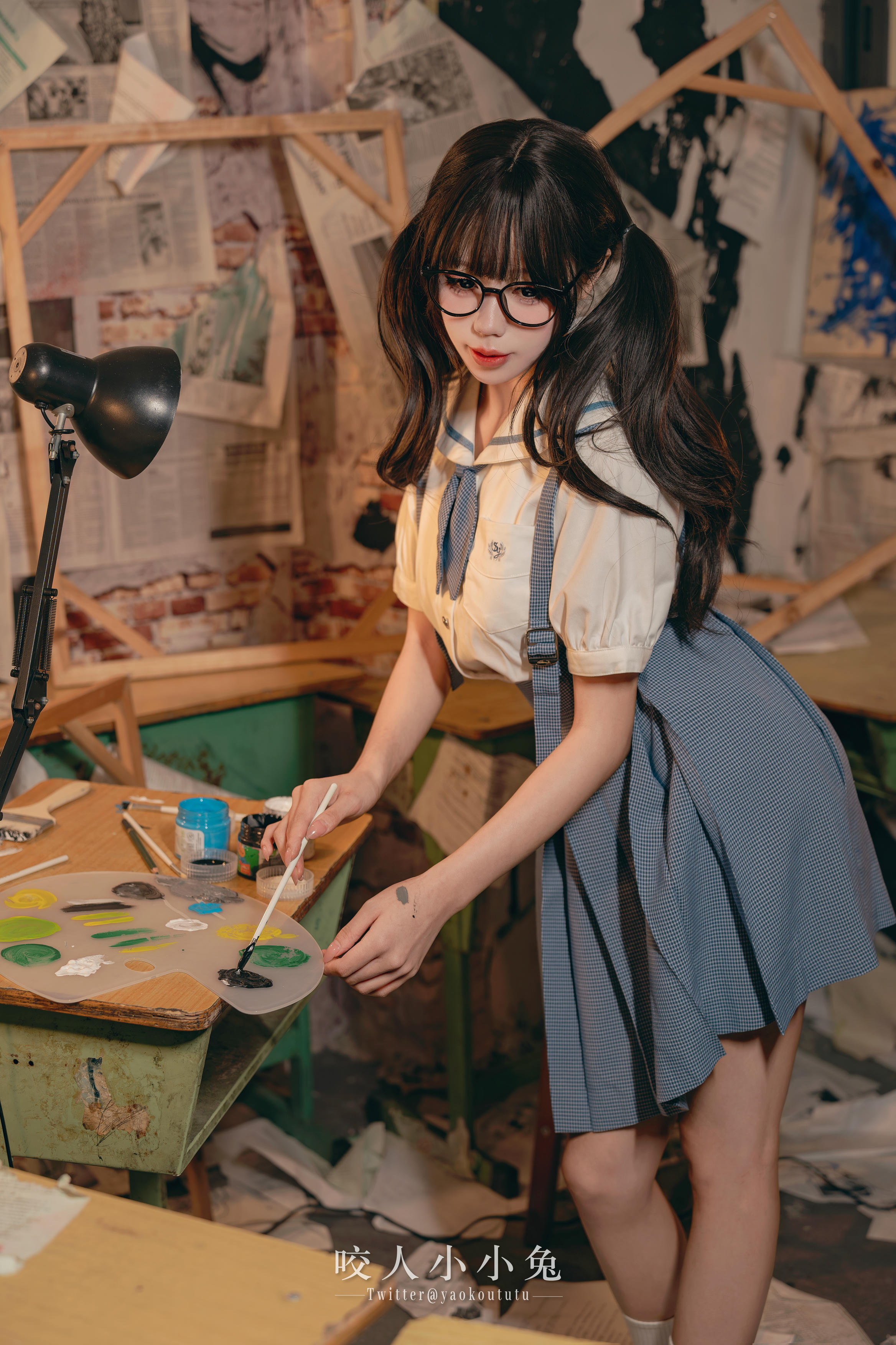 黏黏团子兔 NO.119 咬人小小兔 未成名画作&B+WITH+U [71P1V-1.62G]_第1集