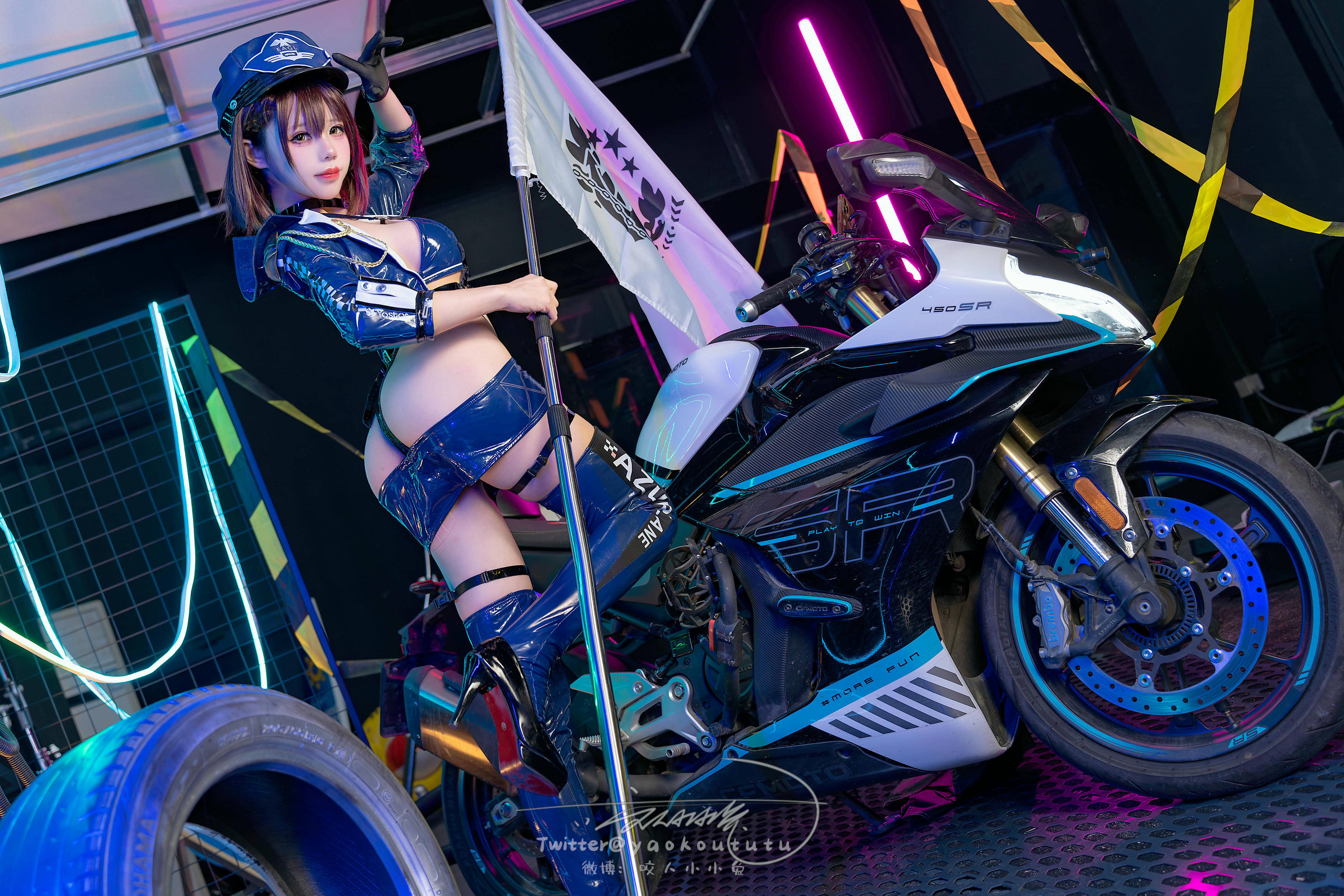 黏黏团子兔 NO.126 23十二月作品『迅疾的蓝星-巴尔的摩』Abracadabra [77P1V 1.35GB]_第1集