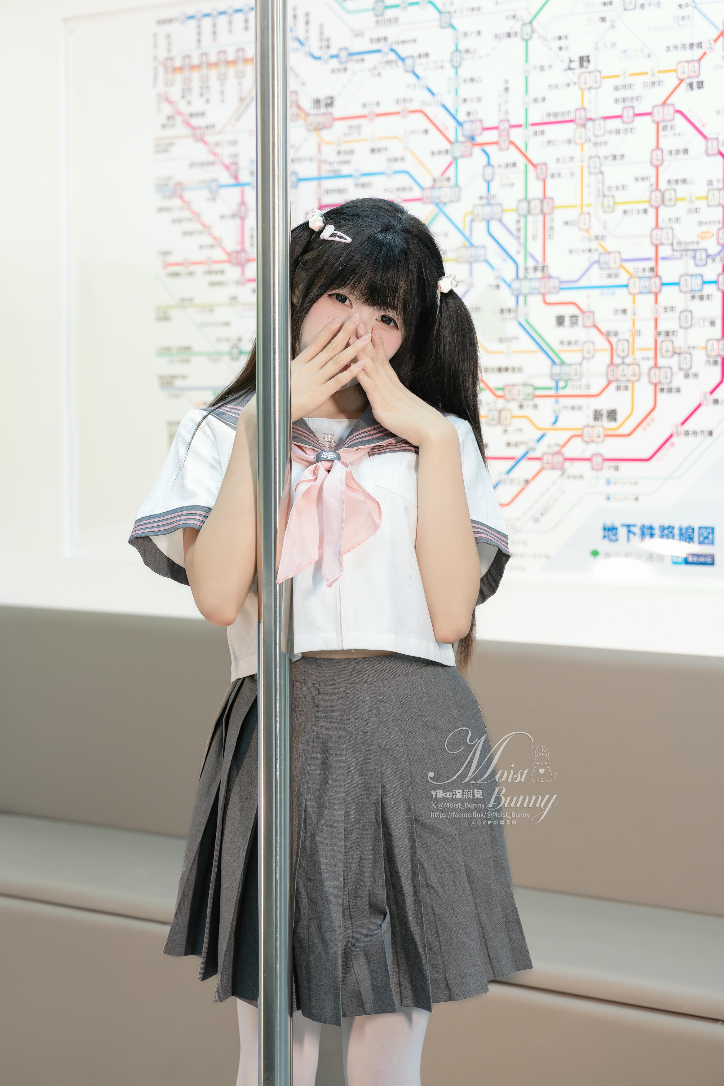 Yiko湿润兔 NO.204 24.12月作品『地铁萌妹』[165P 1V-1.92G]_第1集