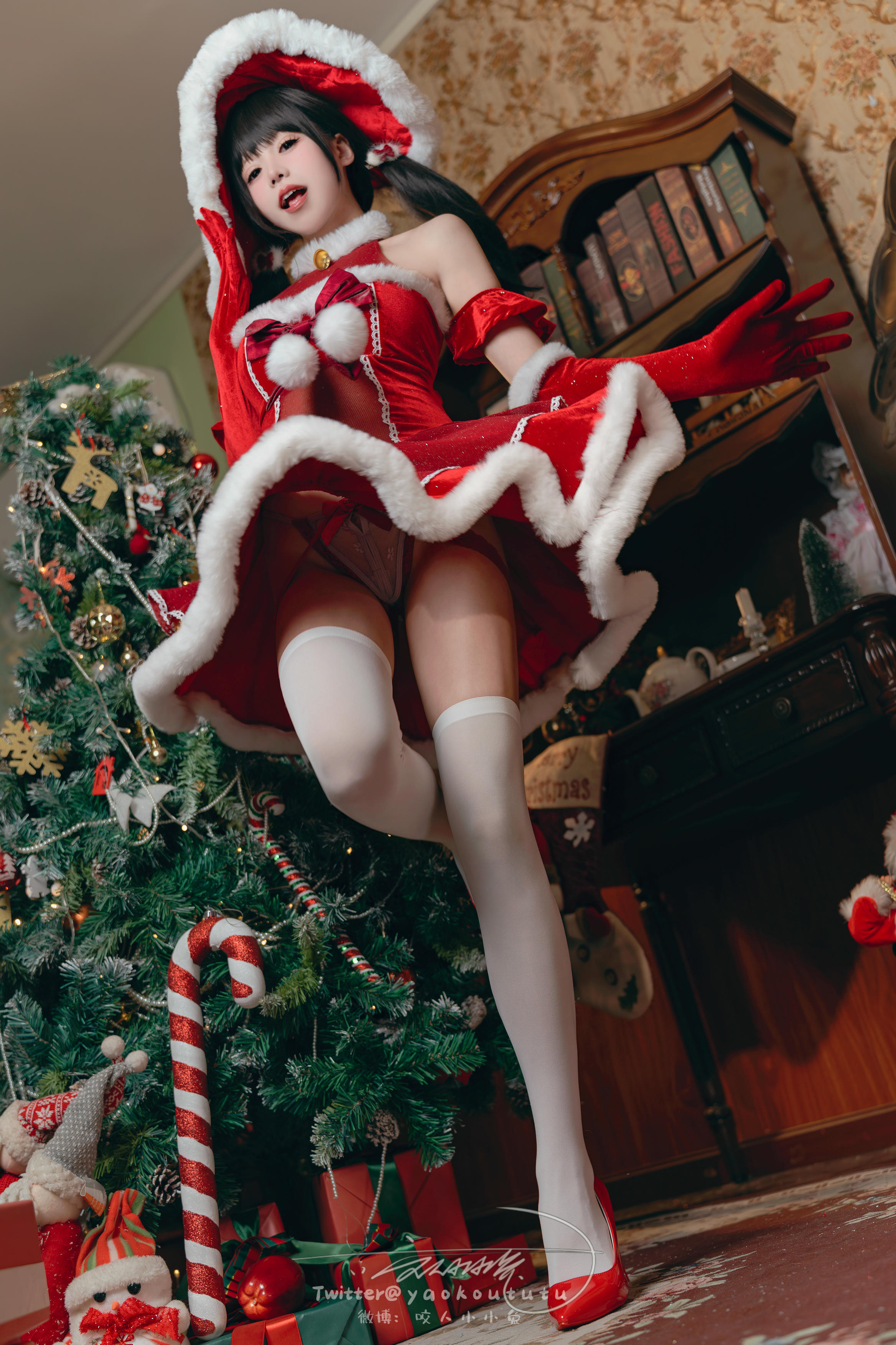 黏黏团子兔 NO.127 23十二月作品『魔女圣诞夜』[71P 1V-1.67G]_第1集