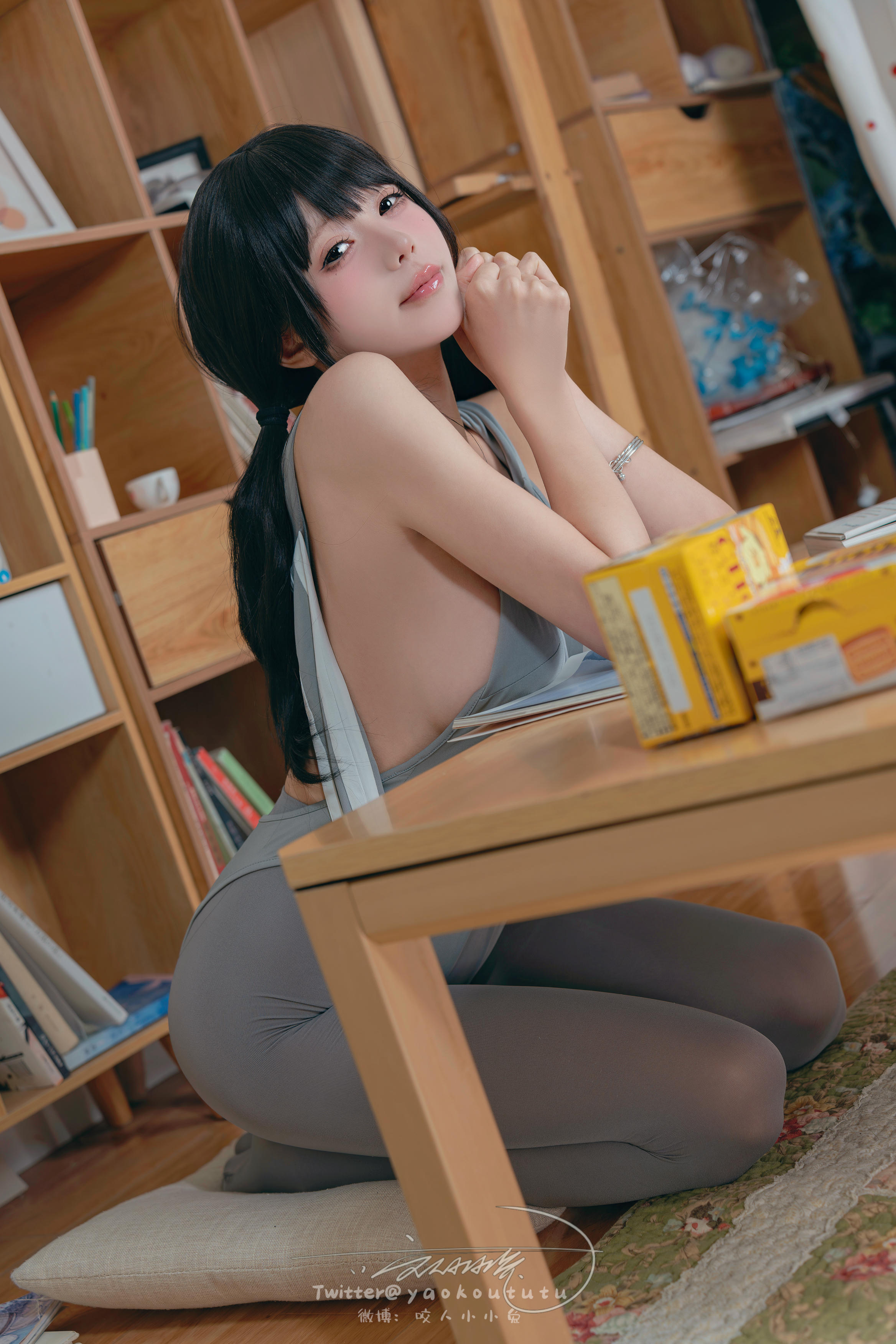 黏黏团子兔 NO.128 23十二月票专属特典『小灰兔』[41P-575MB]_第1集