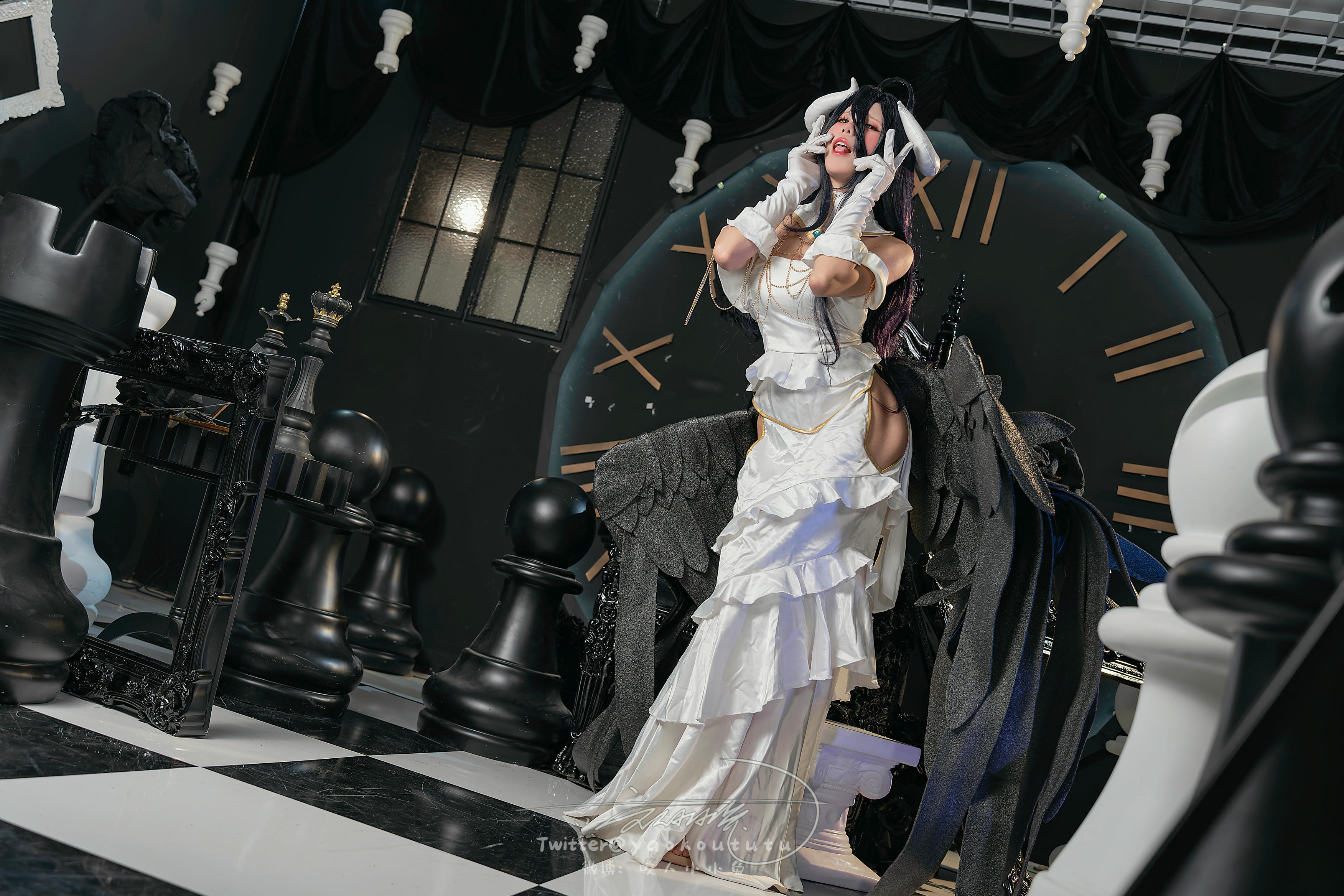 黏黏团子兔 NO.129 23十二月作品『魅魔之耻 雅儿贝德』[73P 1V-1.37G]_第1集