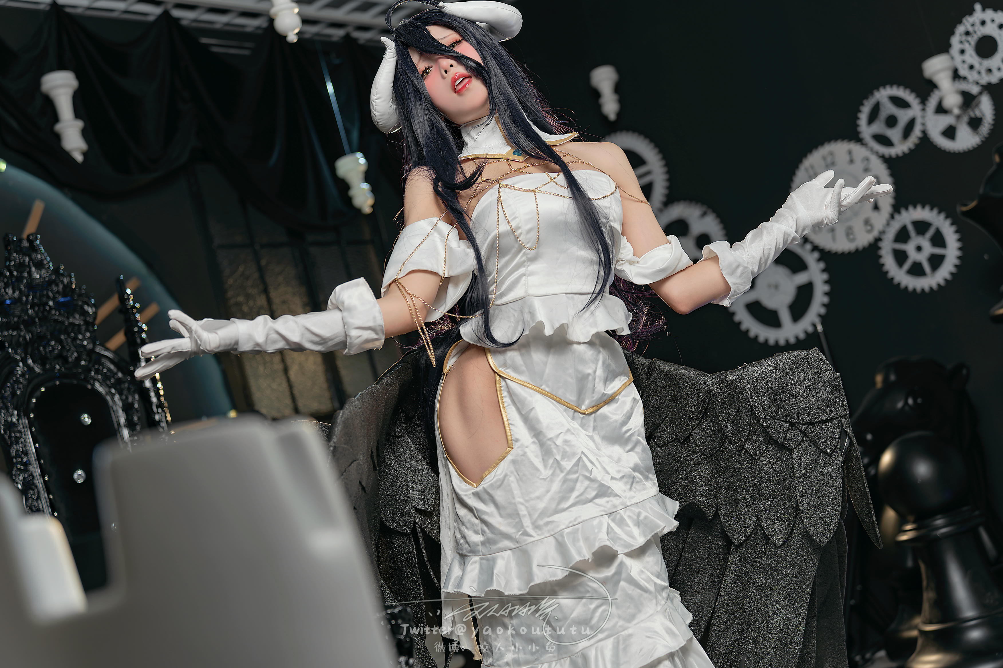 黏黏团子兔 NO.129 23十二月作品『魅魔之耻 雅儿贝德』[73P 1V-1.37G]_第1集