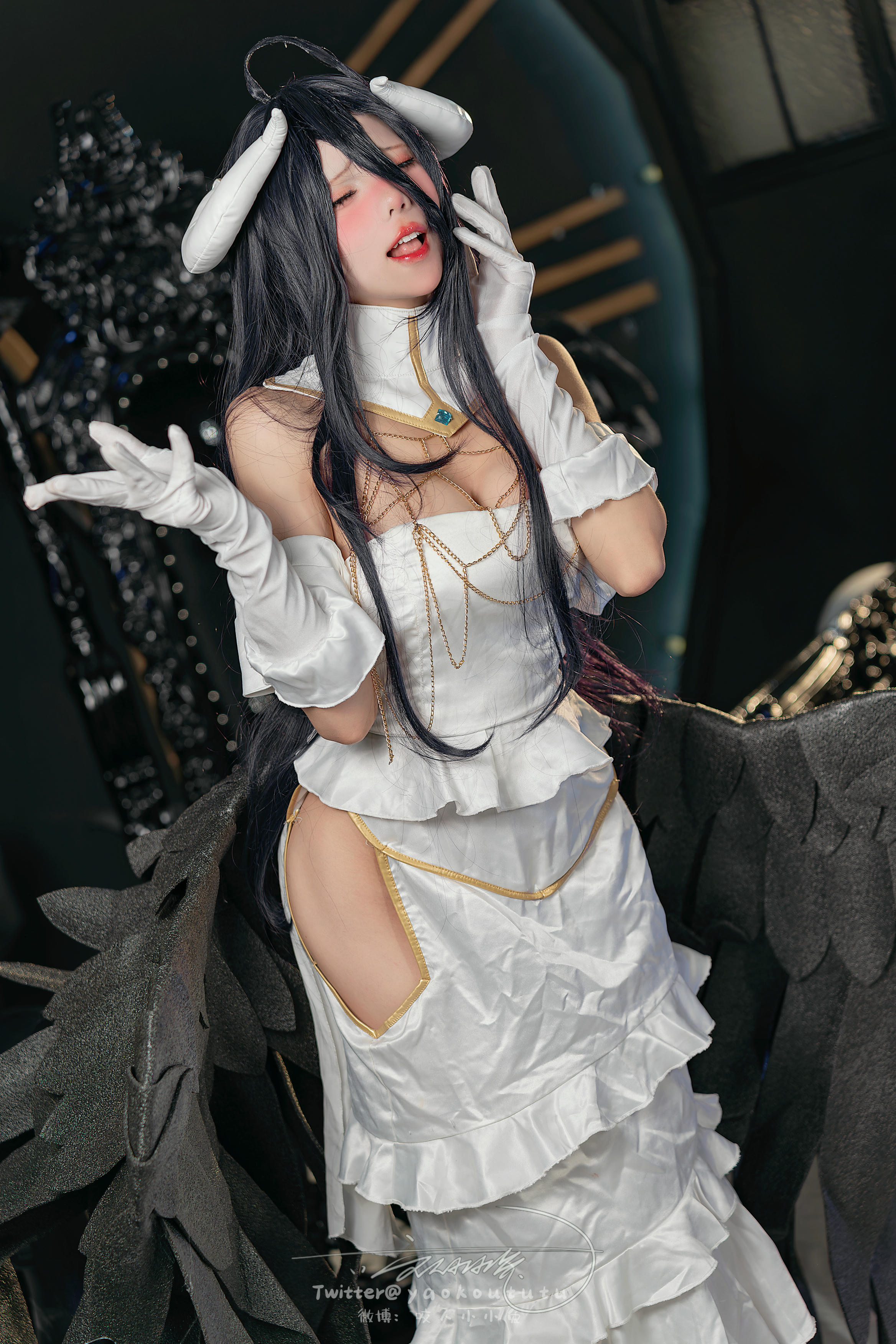 黏黏团子兔 NO.129 23十二月作品『魅魔之耻 雅儿贝德』[73P 1V-1.37G]_第1集