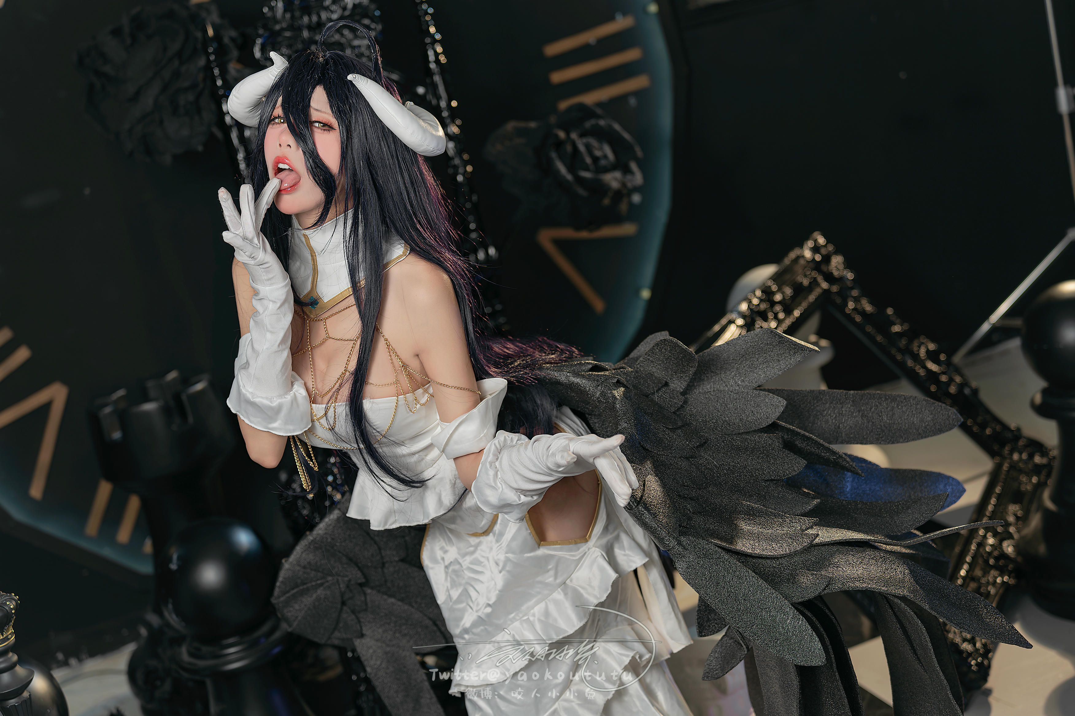 黏黏团子兔 NO.129 23十二月作品『魅魔之耻 雅儿贝德』[73P 1V-1.37G]_第1集