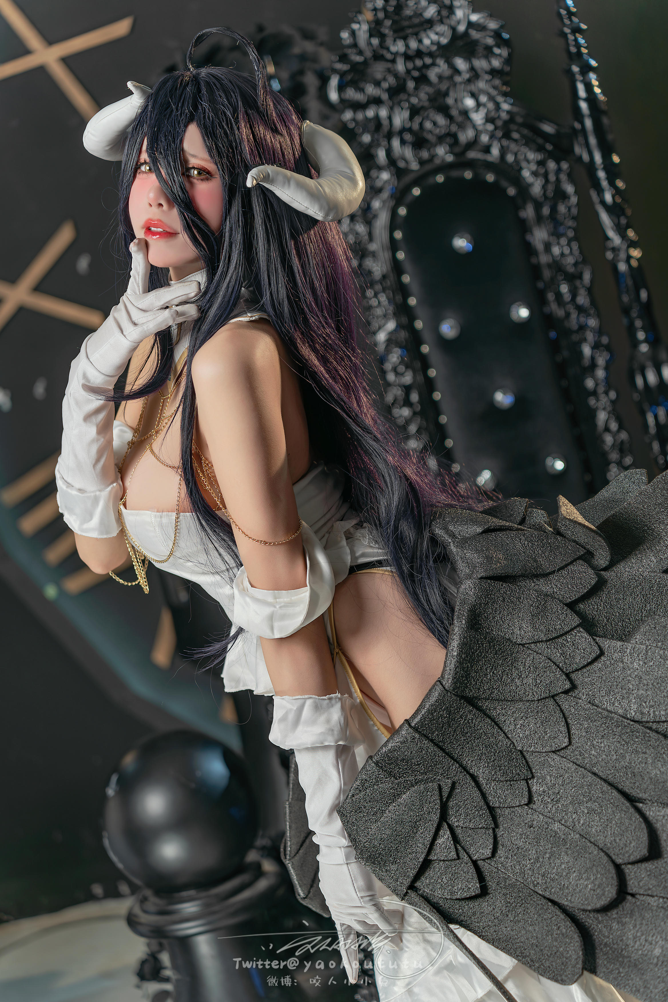 黏黏团子兔 NO.129 23十二月作品『魅魔之耻 雅儿贝德』[73P 1V-1.37G]_第2集