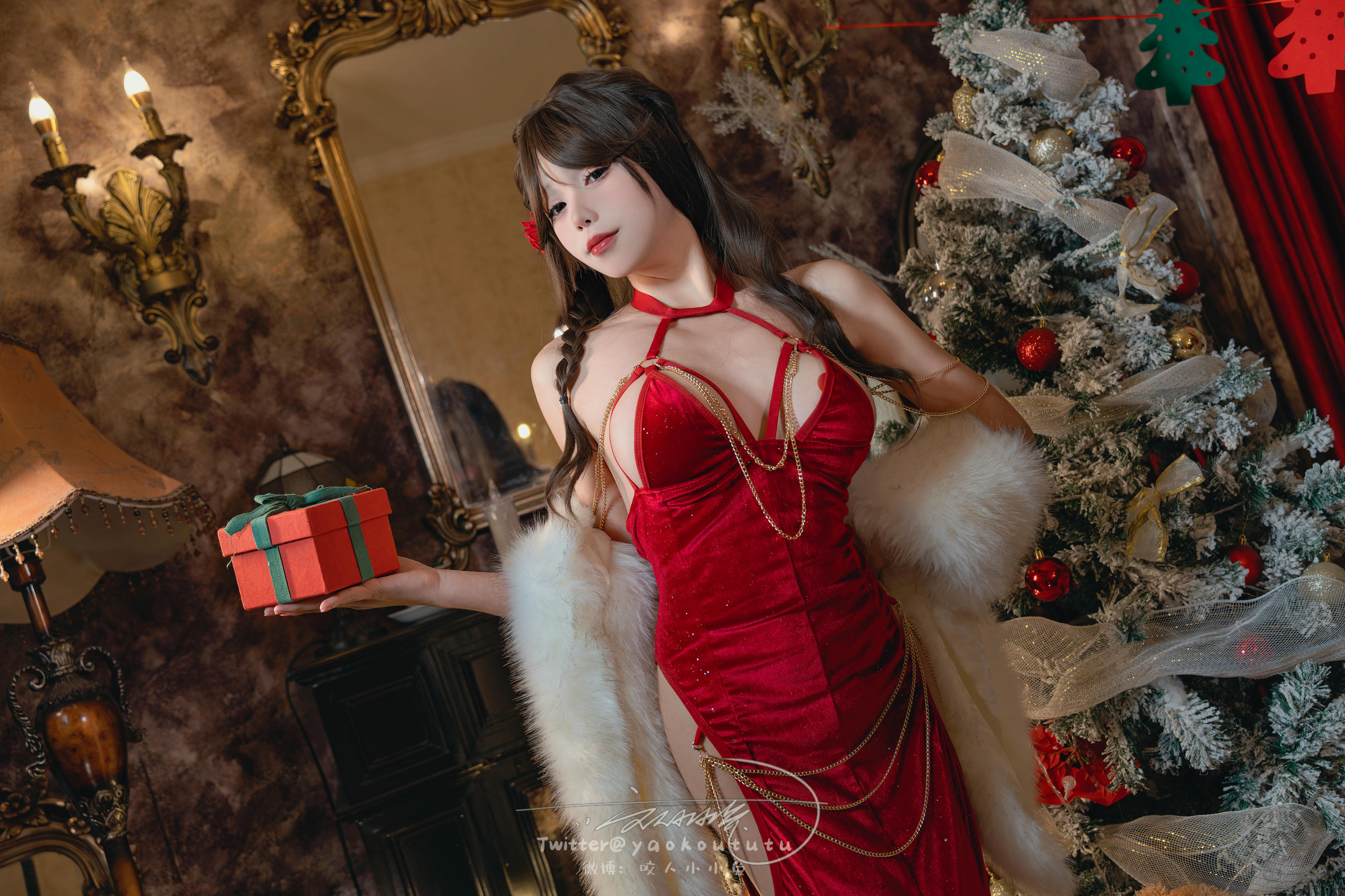 黏黏团子兔 NO.131 圣诞生日限定『兔兔的生日晚宴』『危险派对』 [50P+1V／1.25GB]_第3集