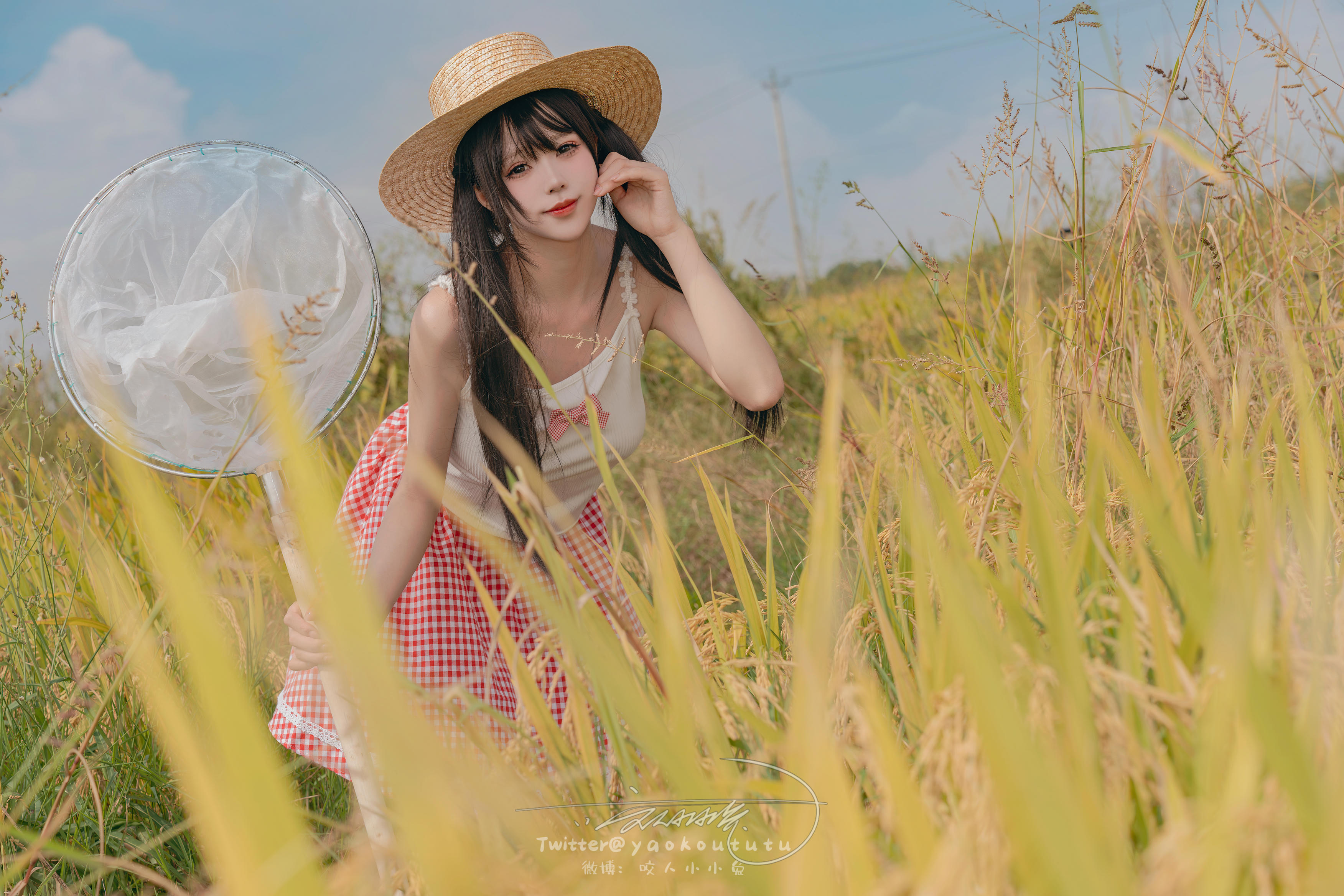 黏黏团子兔 NO.134 咬人小小兔 2401月作品『稻香』盛夏好声音 [71P1V 1.56GB]_第1集