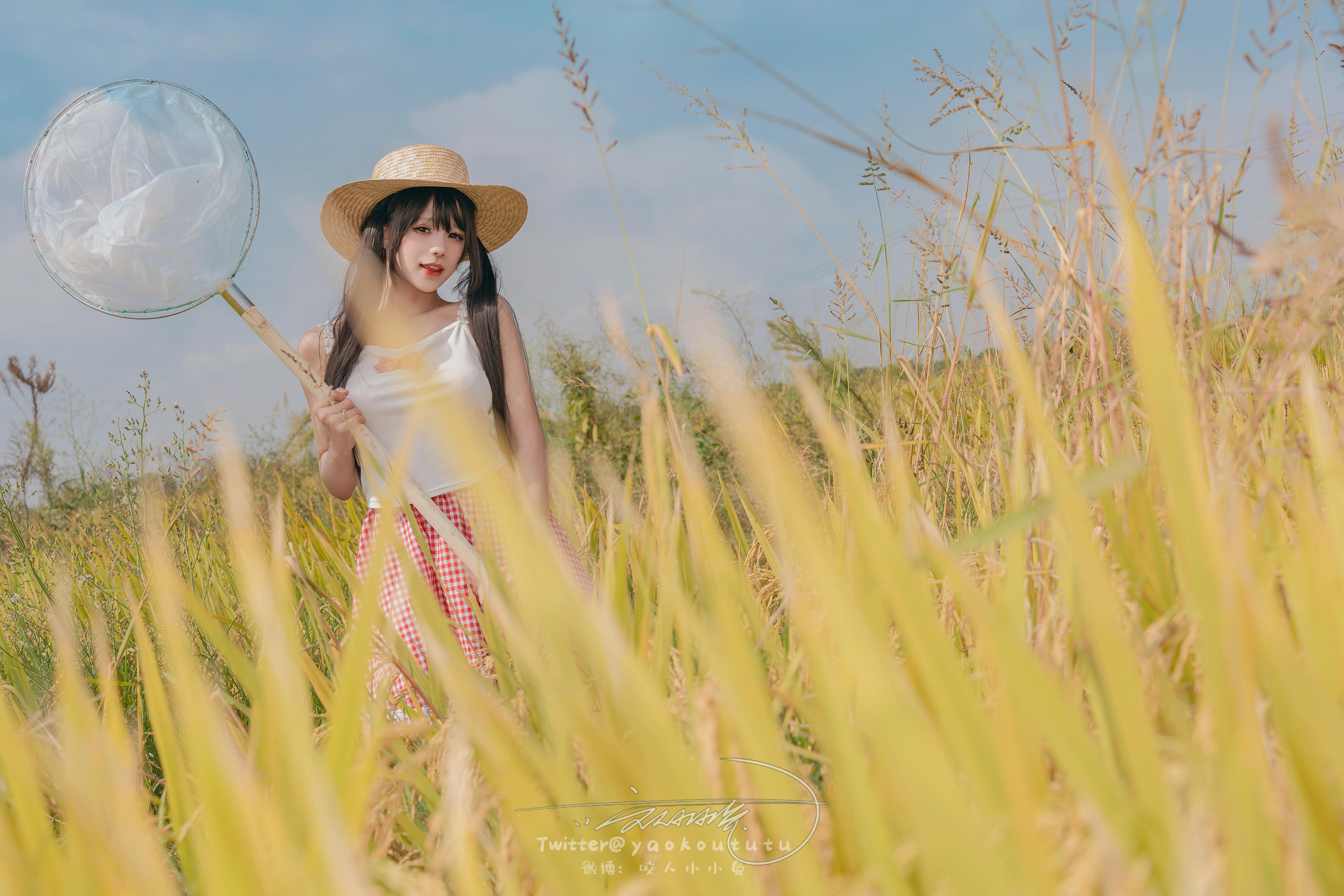 黏黏团子兔 NO.134 咬人小小兔 2401月作品『稻香』盛夏好声音 [71P1V 1.56GB]_第1集