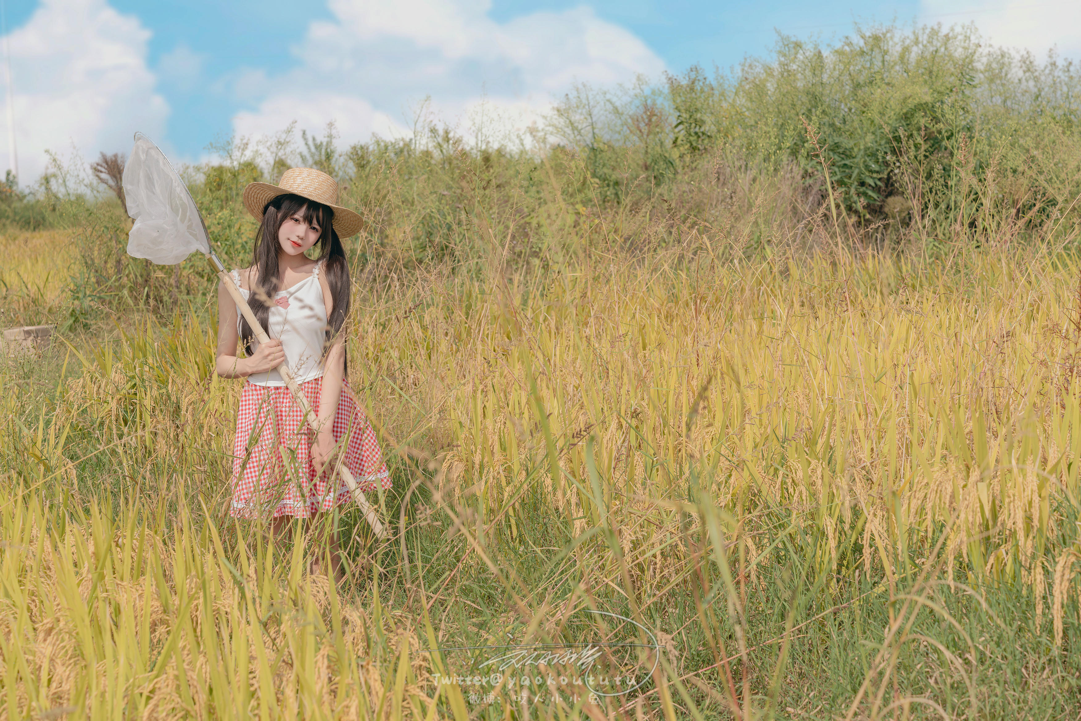 黏黏团子兔 NO.134 咬人小小兔 2401月作品『稻香』盛夏好声音 [71P1V 1.56GB]_第1集