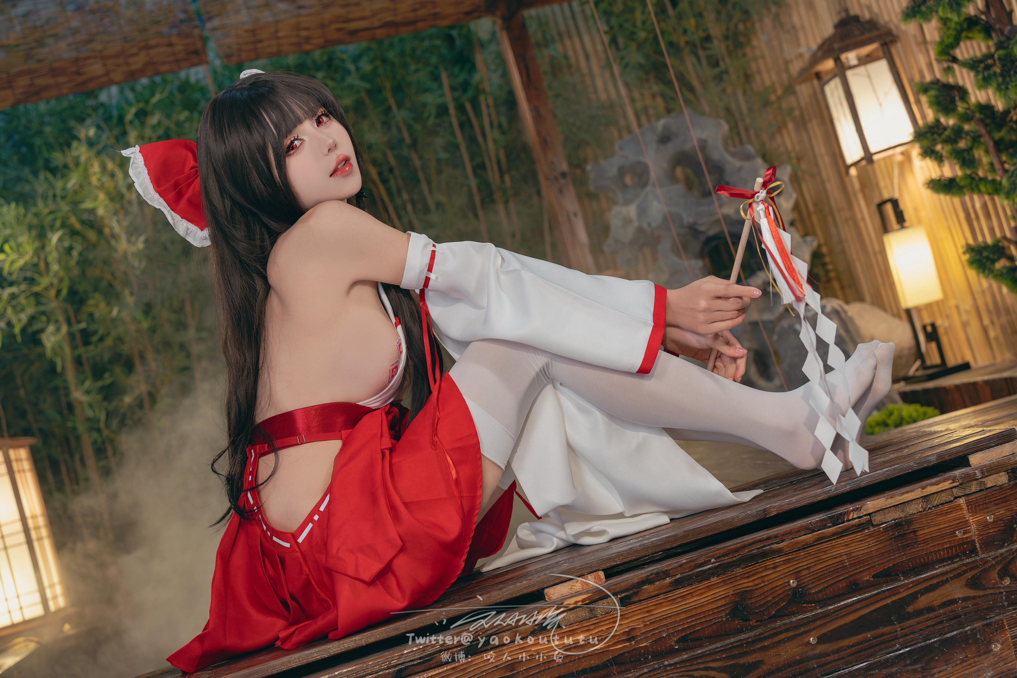 黏黏团子兔 NO.138 咬人小小兔 2402月作品『狐之灵梦』Roly Poly [70P+2V 1.63GB]_第1集