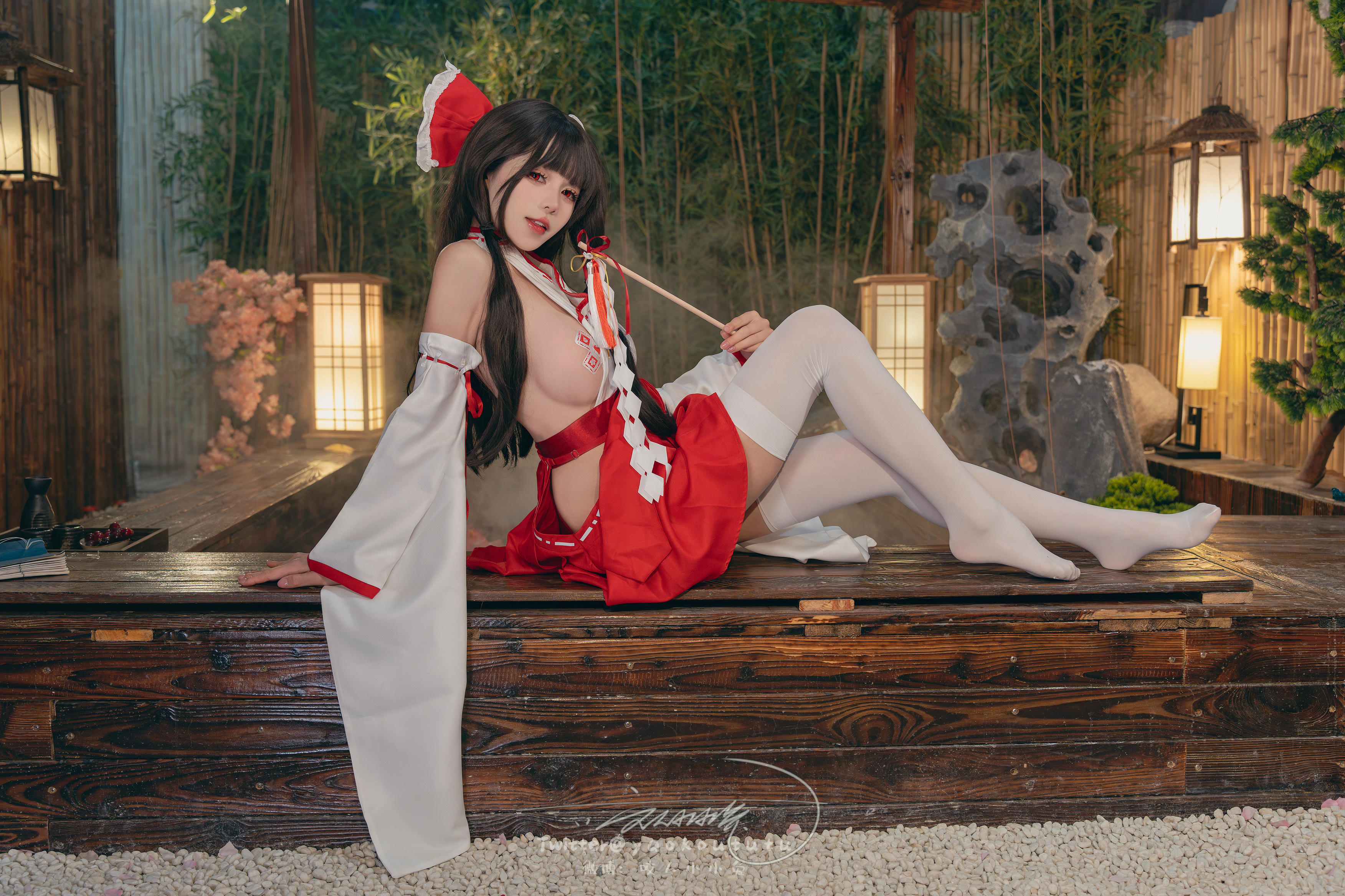 黏黏团子兔 NO.138 咬人小小兔 2402月作品『狐之灵梦』Roly Poly [70P+2V 1.63GB]_第1集