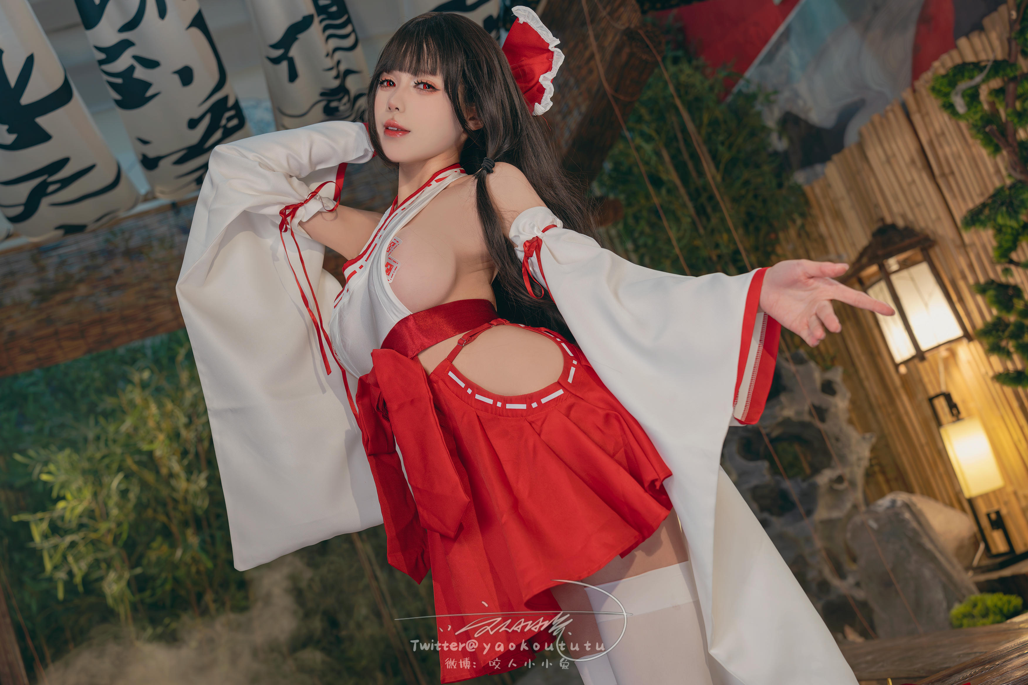 黏黏团子兔 NO.138 咬人小小兔 2402月作品『狐之灵梦』Roly Poly [70P+2V 1.63GB]_第2集