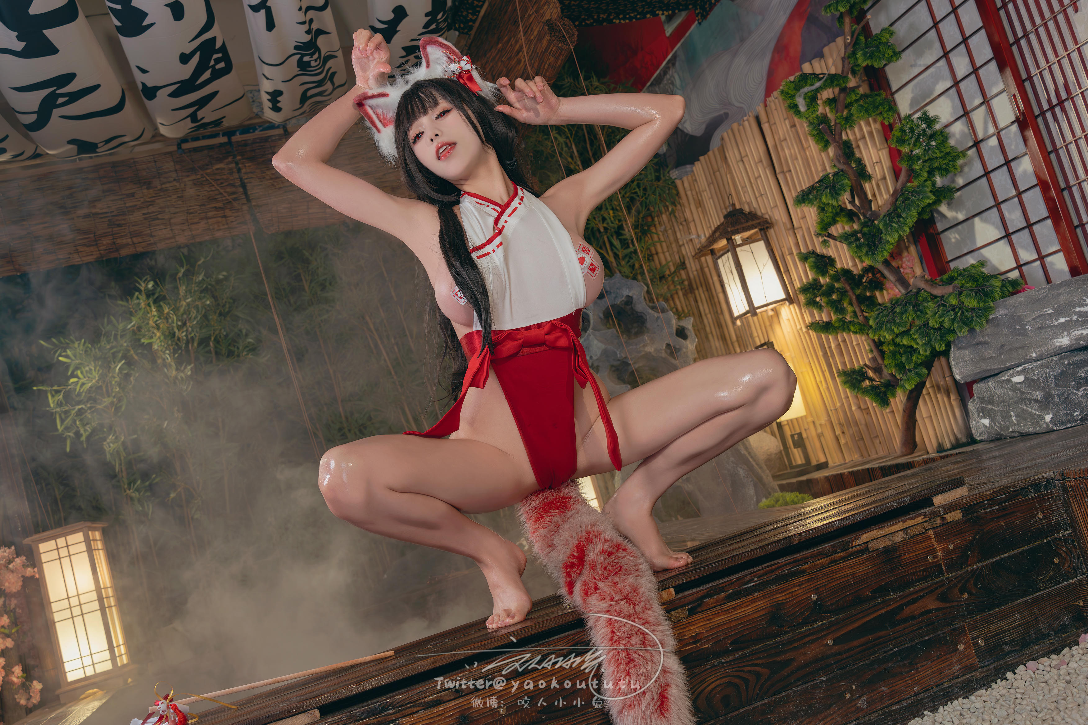 黏黏团子兔 NO.138 咬人小小兔 2402月作品『狐之灵梦』Roly Poly [70P+2V 1.63GB]_第3集