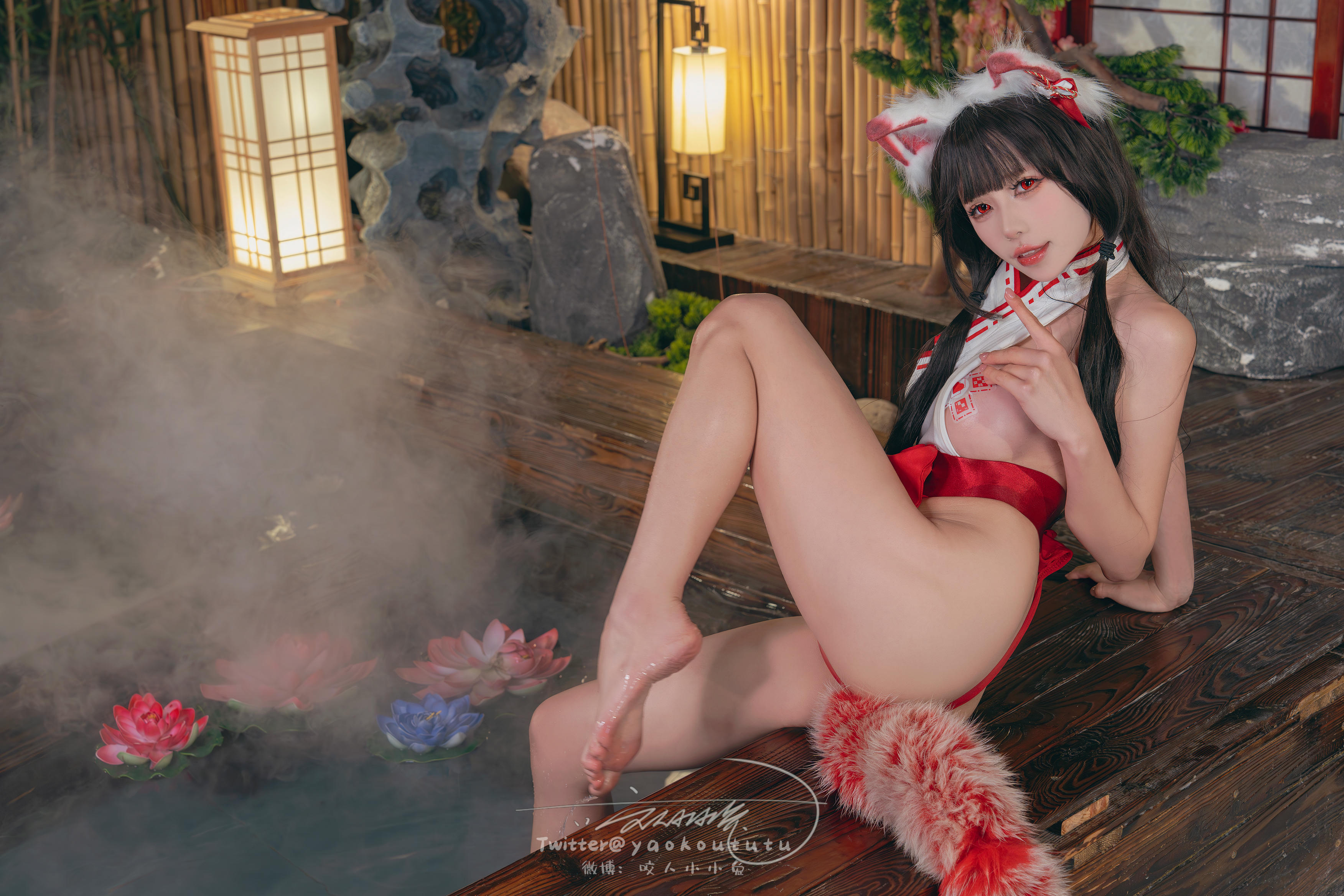 黏黏团子兔 NO.138 咬人小小兔 2402月作品『狐之灵梦』Roly Poly [70P+2V 1.63GB]_第3集